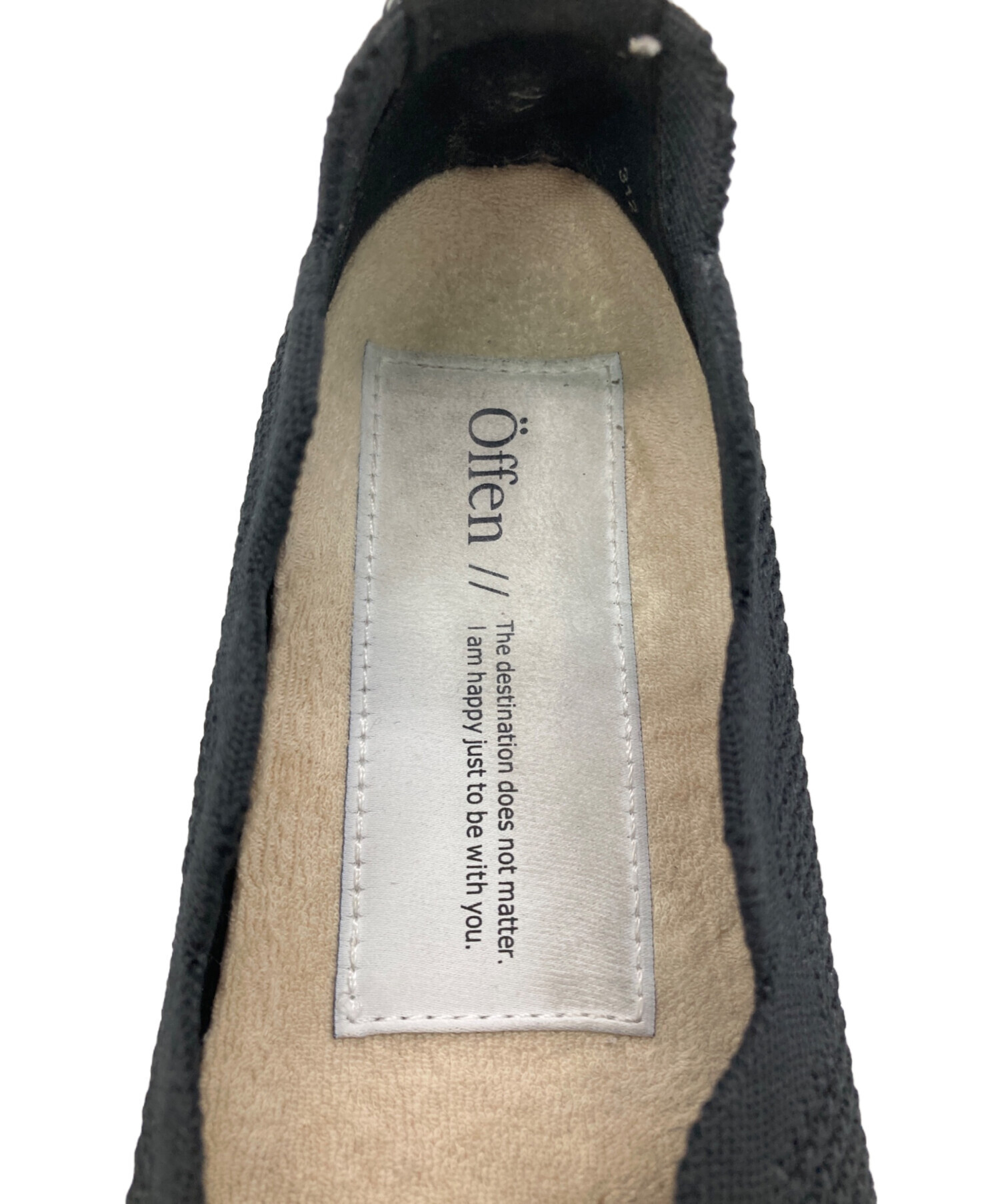【美品】Offen オッフェン 37 ブラック 黒 中古・古着通販】offen (オッフェン) メッシュパンプス ブラック