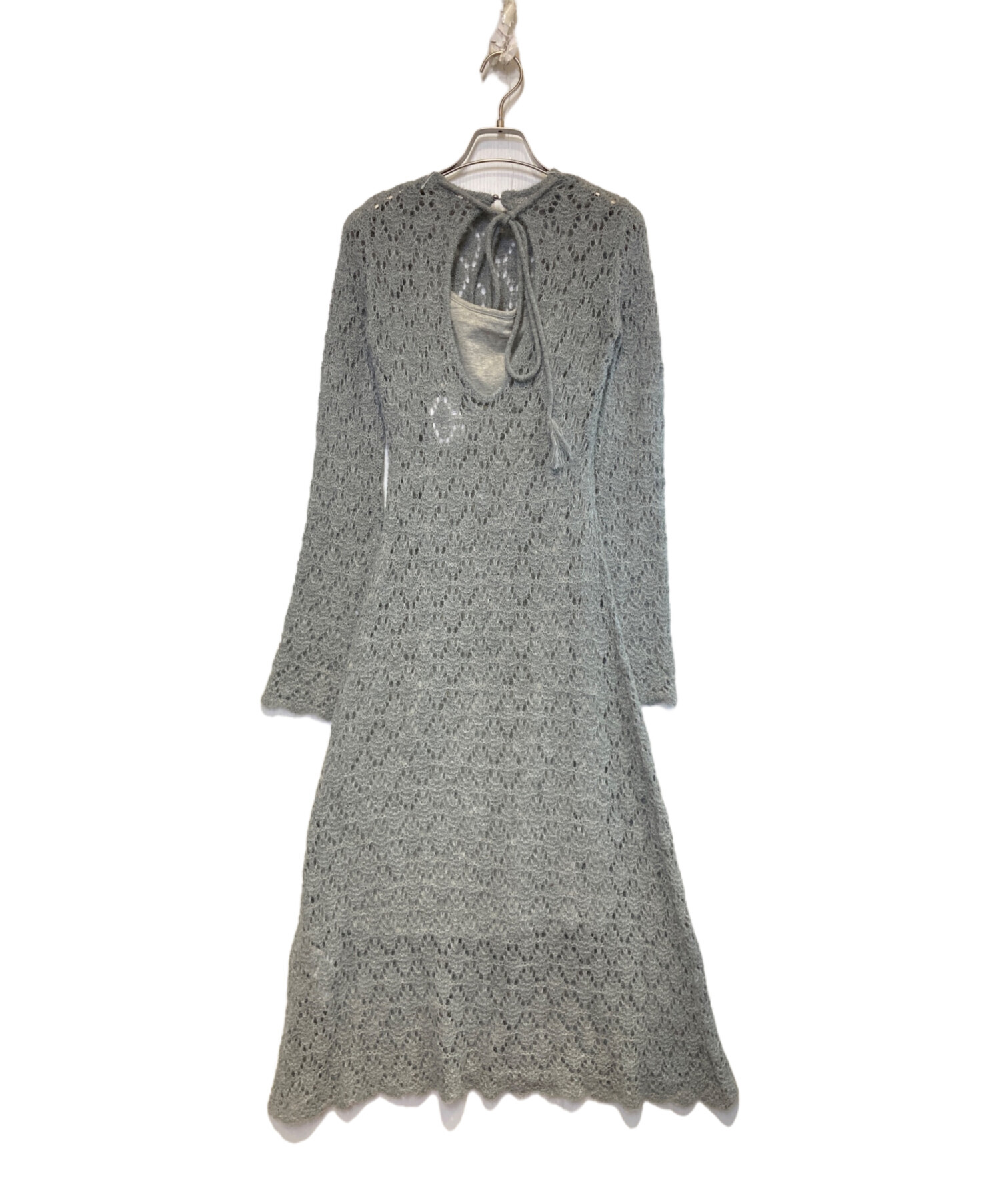 中古・古着通販】Lily Brown (リリーブラウン) スノーニットワンピース 