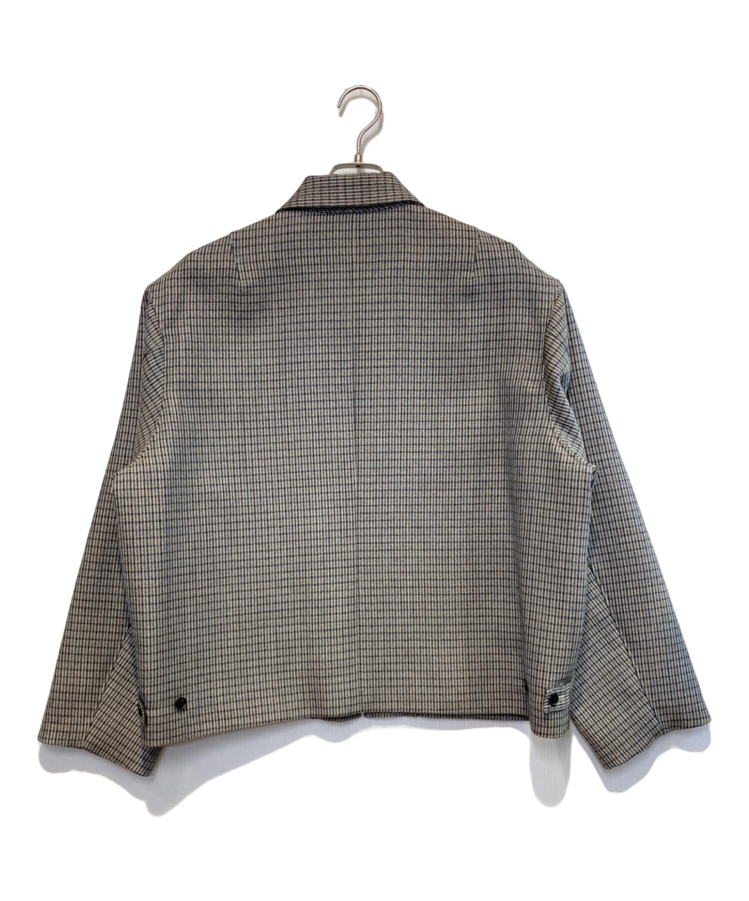 中古・古着通販】AURALEE (オーラリー) DOUBLE FACE CHECK ZIP BLOUSON 