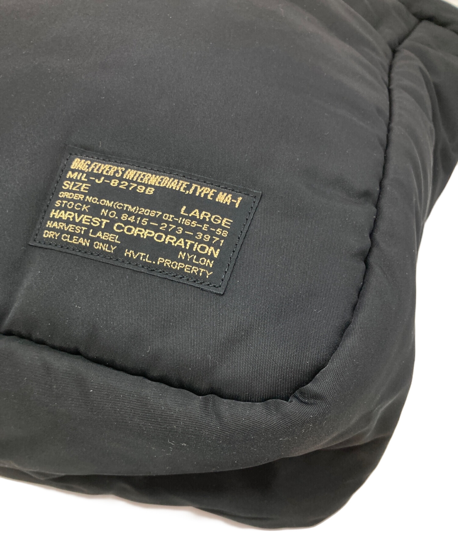 極美品 HARVEST LABEL フライヤーズ MA-1 トートバッグ HARVEST LABE 【FLYER'S GHOST】フライヤーズゴースト ダイニーマ加工
