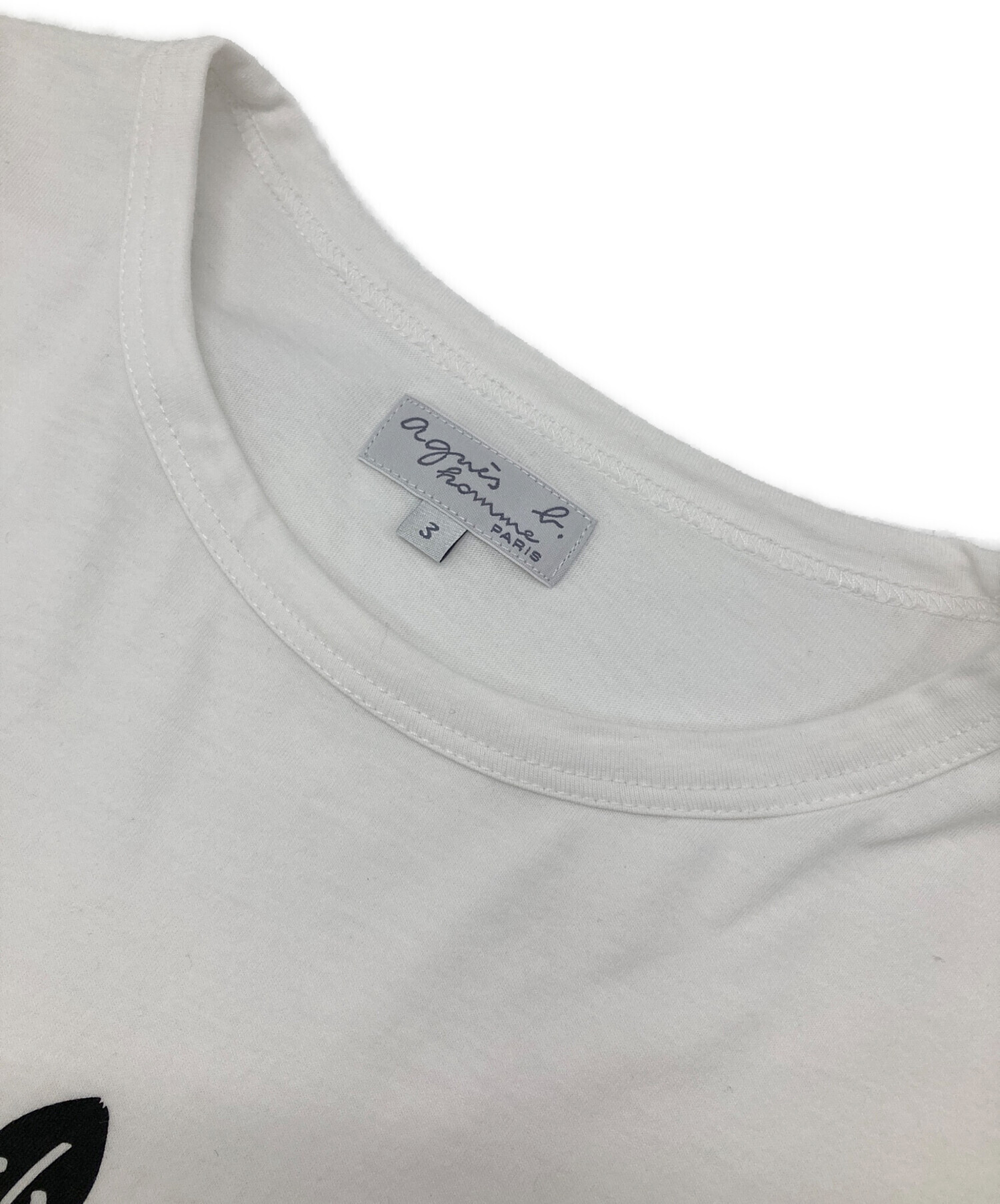 中古・古着通販】agnes b homme (アニエスベーオム) プリントTシャツ 