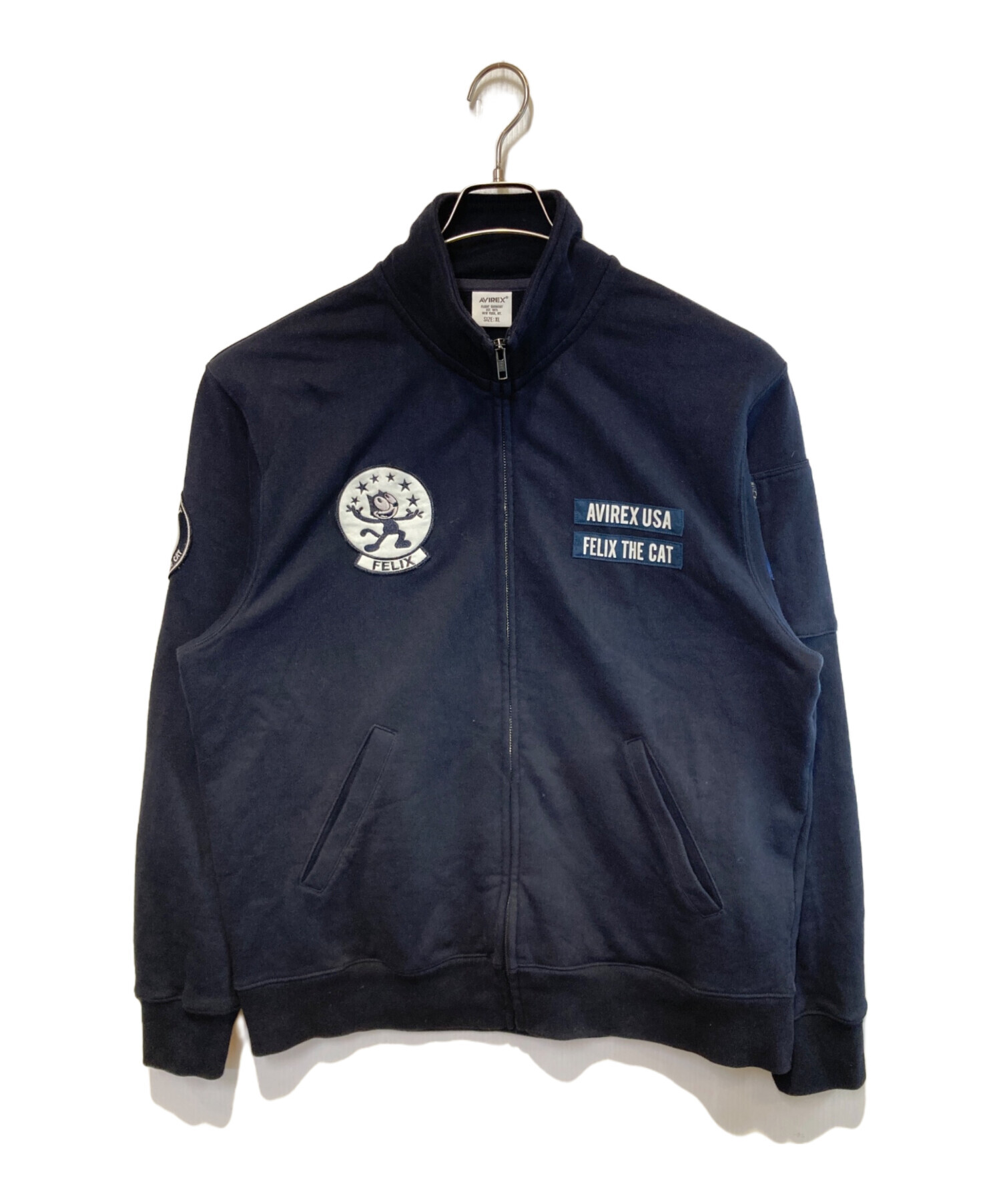 中古・古着通販】AVIREX (アヴィレックス) ジップアップスウェット 