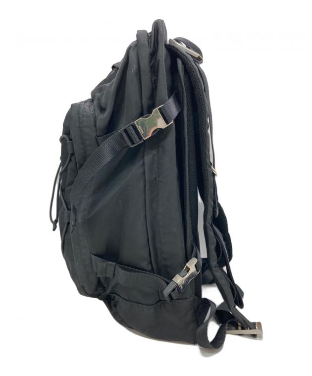 【ジャンク品】PRADA ナイロン バックパック ブラック 中古・古着通販】PRADA (プラダ) ナイロンバックパック ブラック