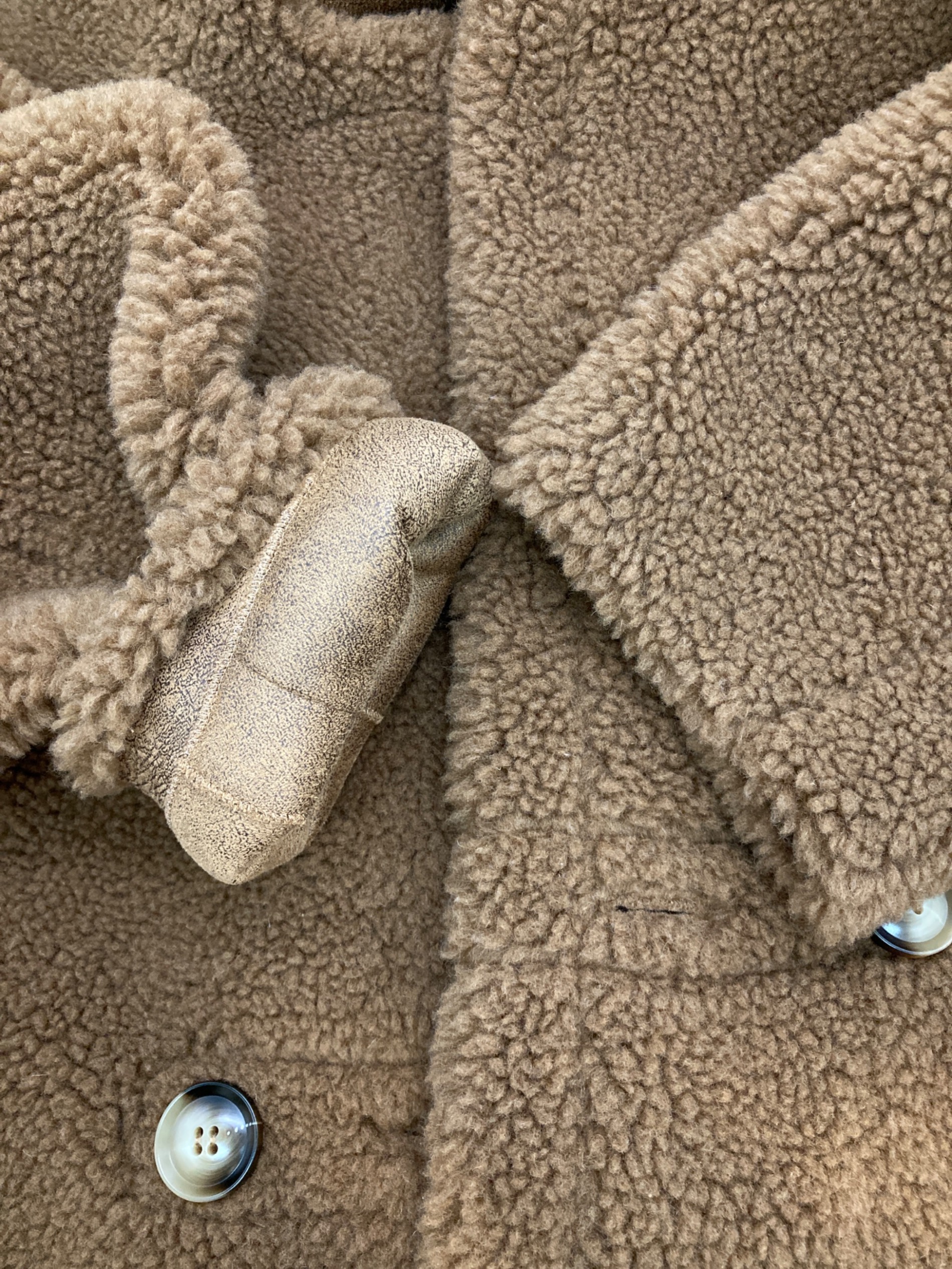中古・古着通販】KARRY (キャリー) long boa coat ブラウン サイズ