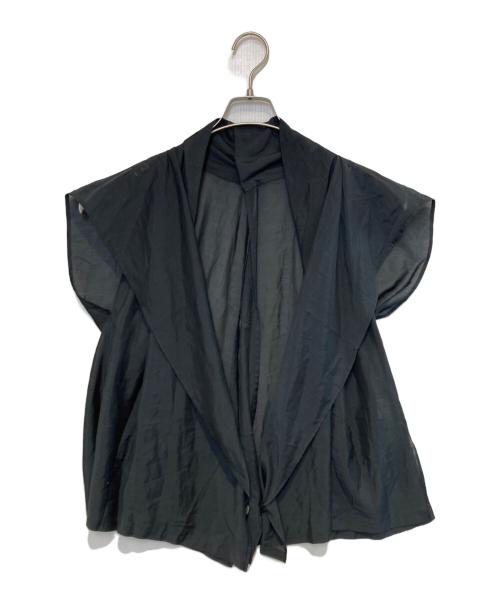 中古・古着通販】ISSEY MIYAKE (イッセイミヤケ) ノースリーブブラウス