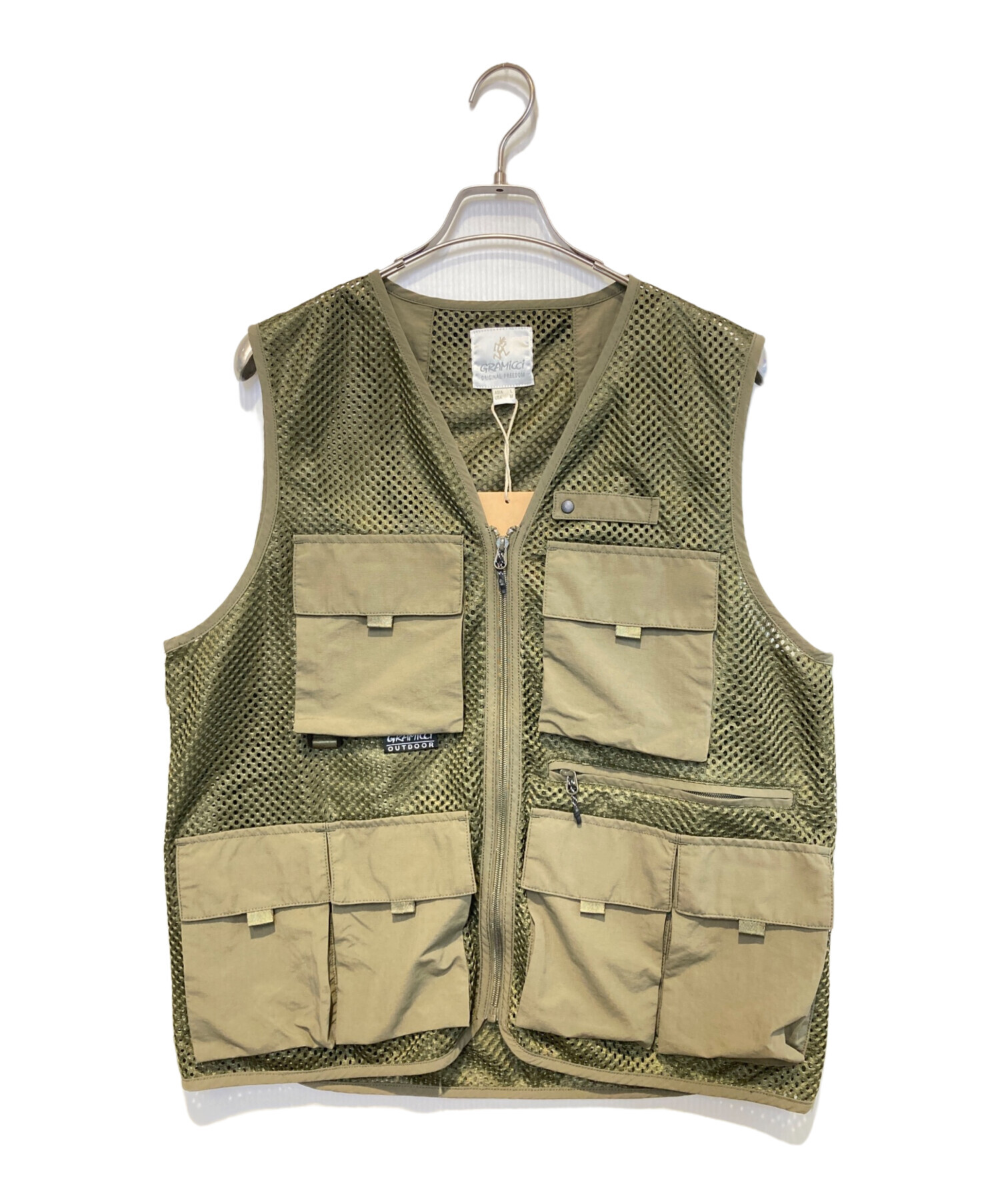 中古・古着通販】GRAMICCI (グラミチ) GONE FISHING VEST オリーブ