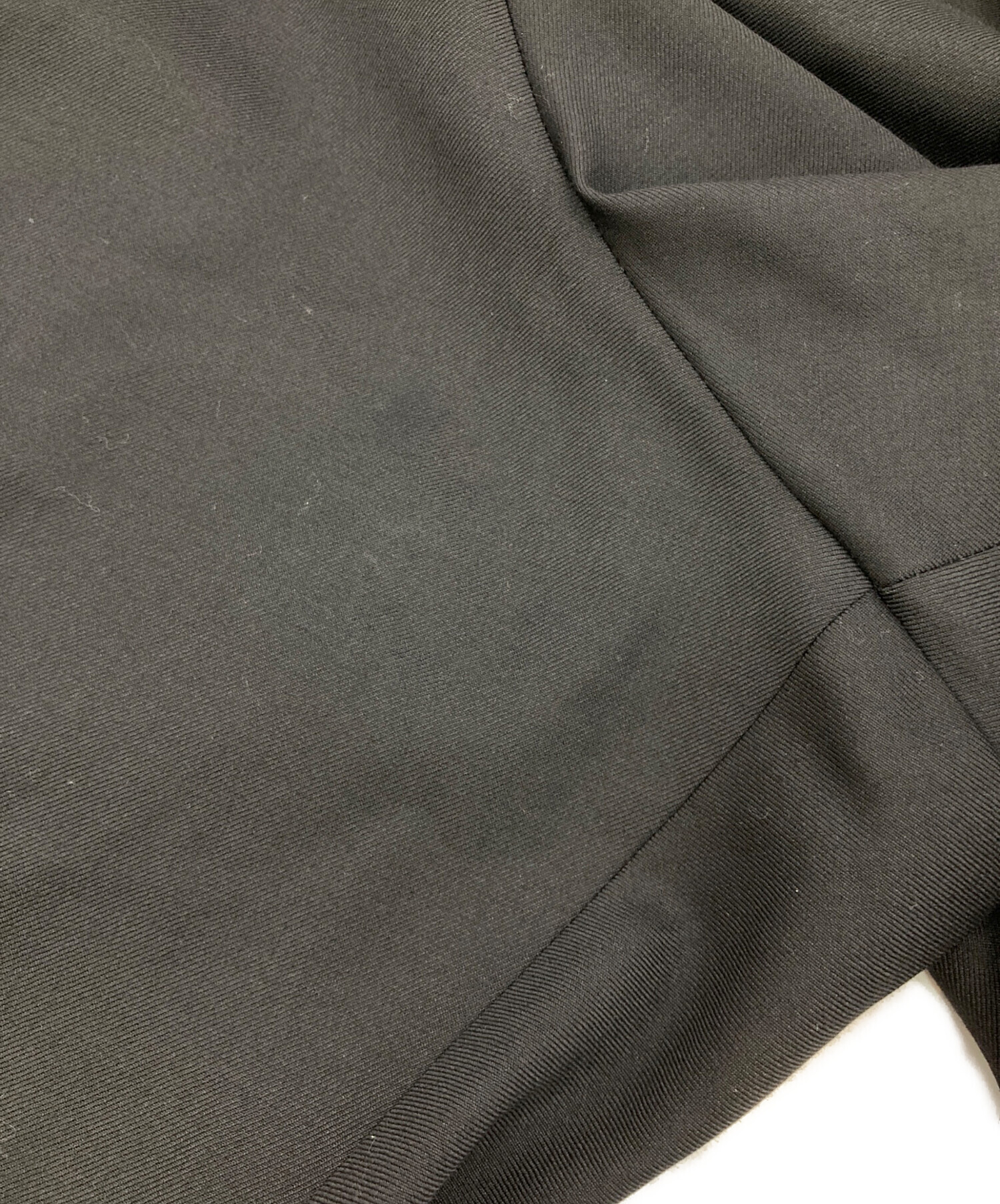 中古・古着通販】s'yte (サイト) ジップテーパードパンツ ブラック