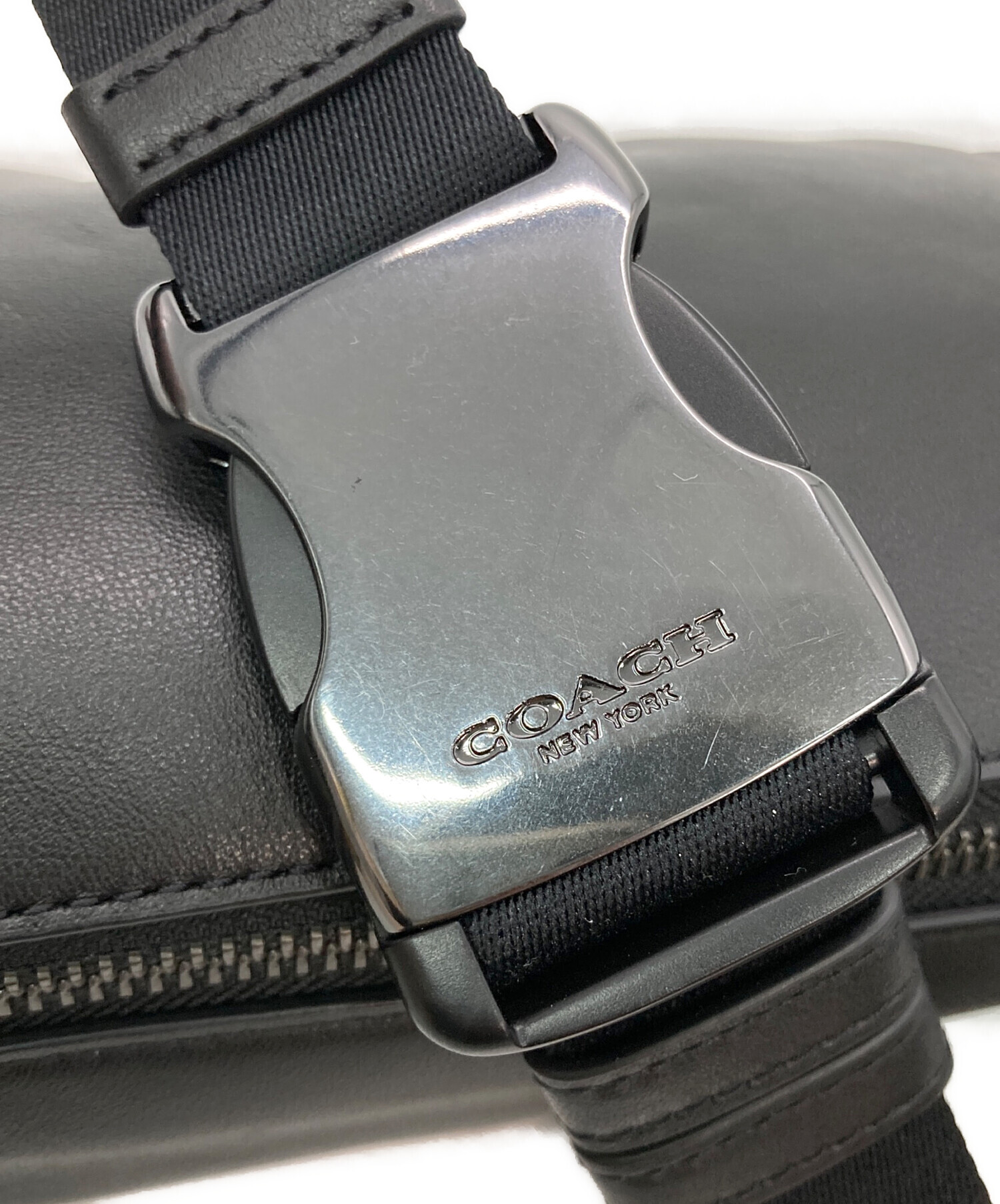 中古・古着通販】COACH (コーチ) ワーレンベルト バッグシグネチャー