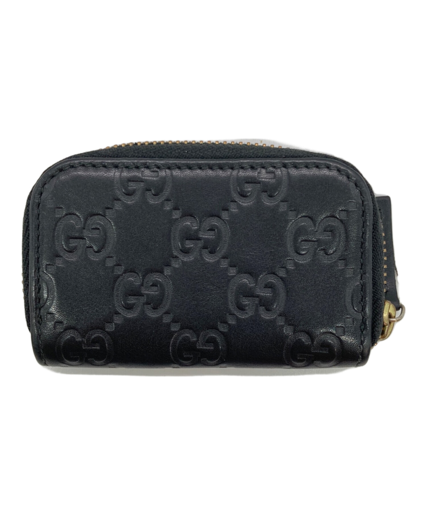 GUCCI グッチ 財布・ケース  黒 【古着】【中古】【送料無料】 中古・古着通販】GUCCI (グッチ) グッチシマレザーコインケース
