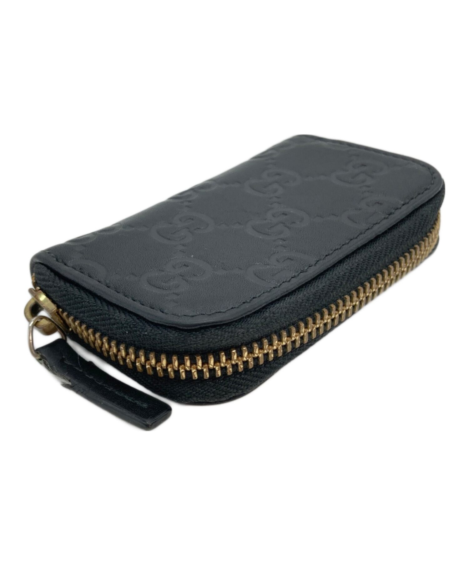 中古・古着通販】GUCCI (グッチ) グッチシマレザーコインケース