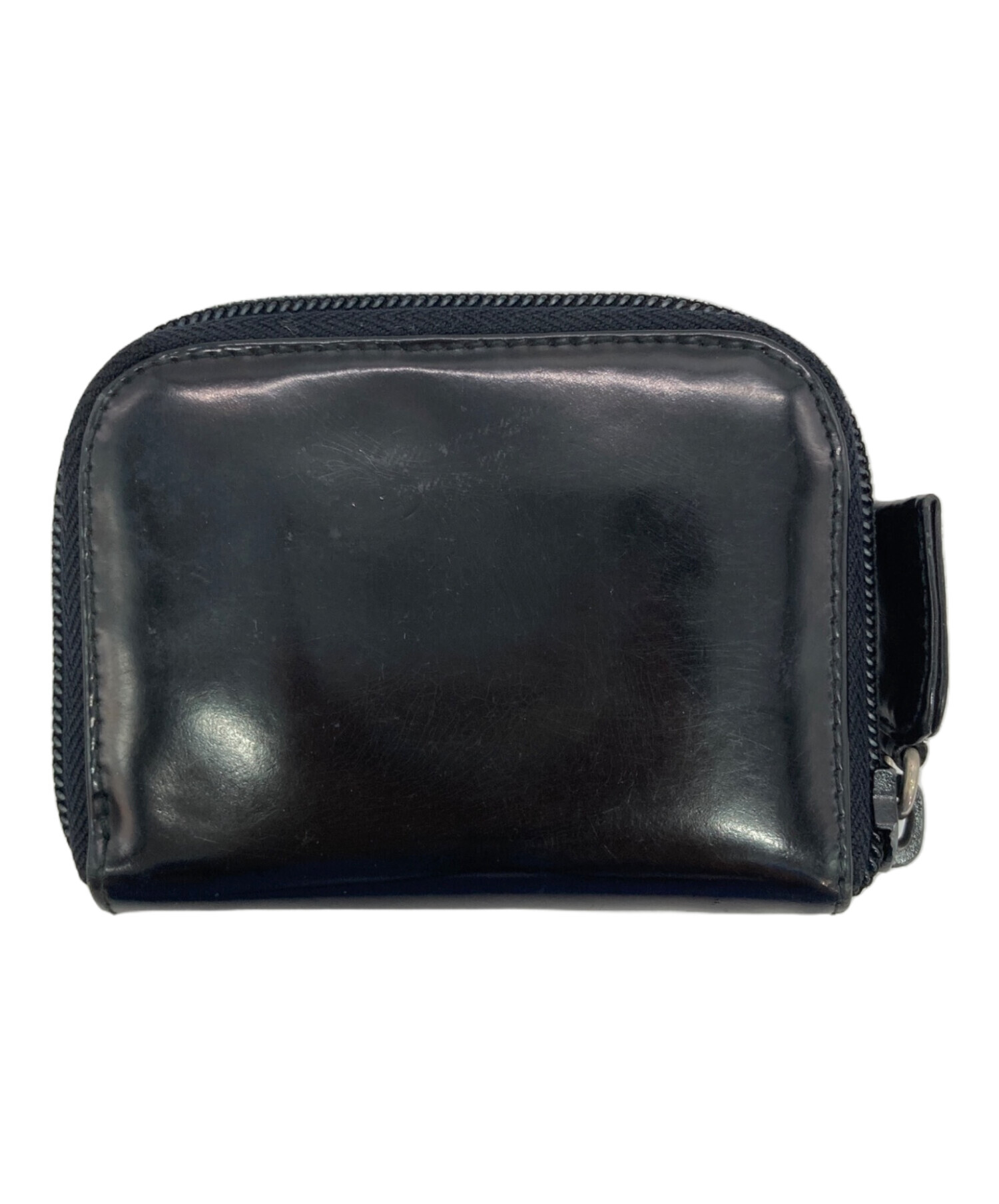 中古・古着通販】PRADA (プラダ) パテントレザーコインケース ブラック 