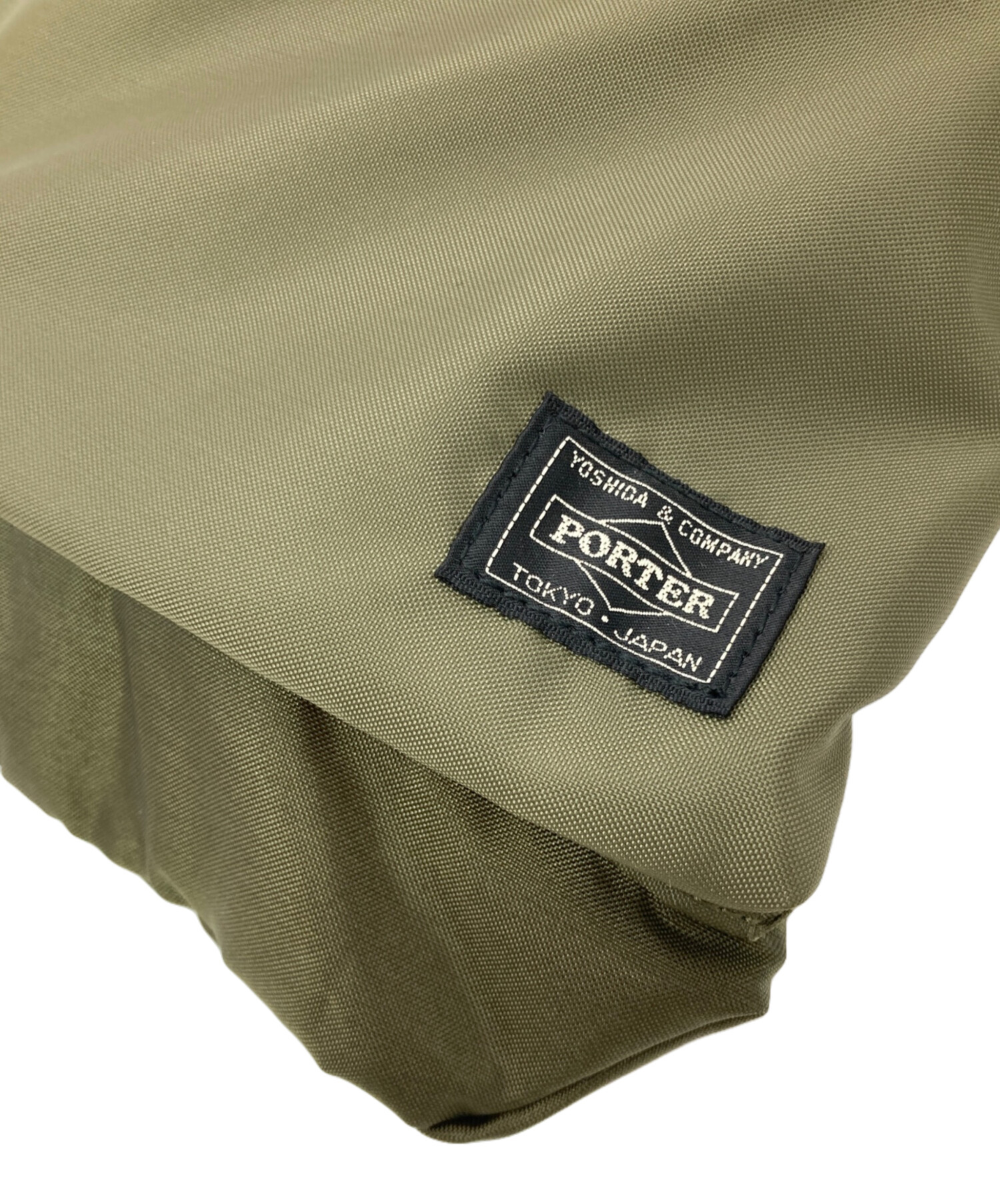 良品 PORTER ポーター ブリッジ ショルダーバッグ カーキ メンズ レディース 古着 中古 USED 中古・古着通販】PORTER (ポーター) ショルダーバッグ カーキ