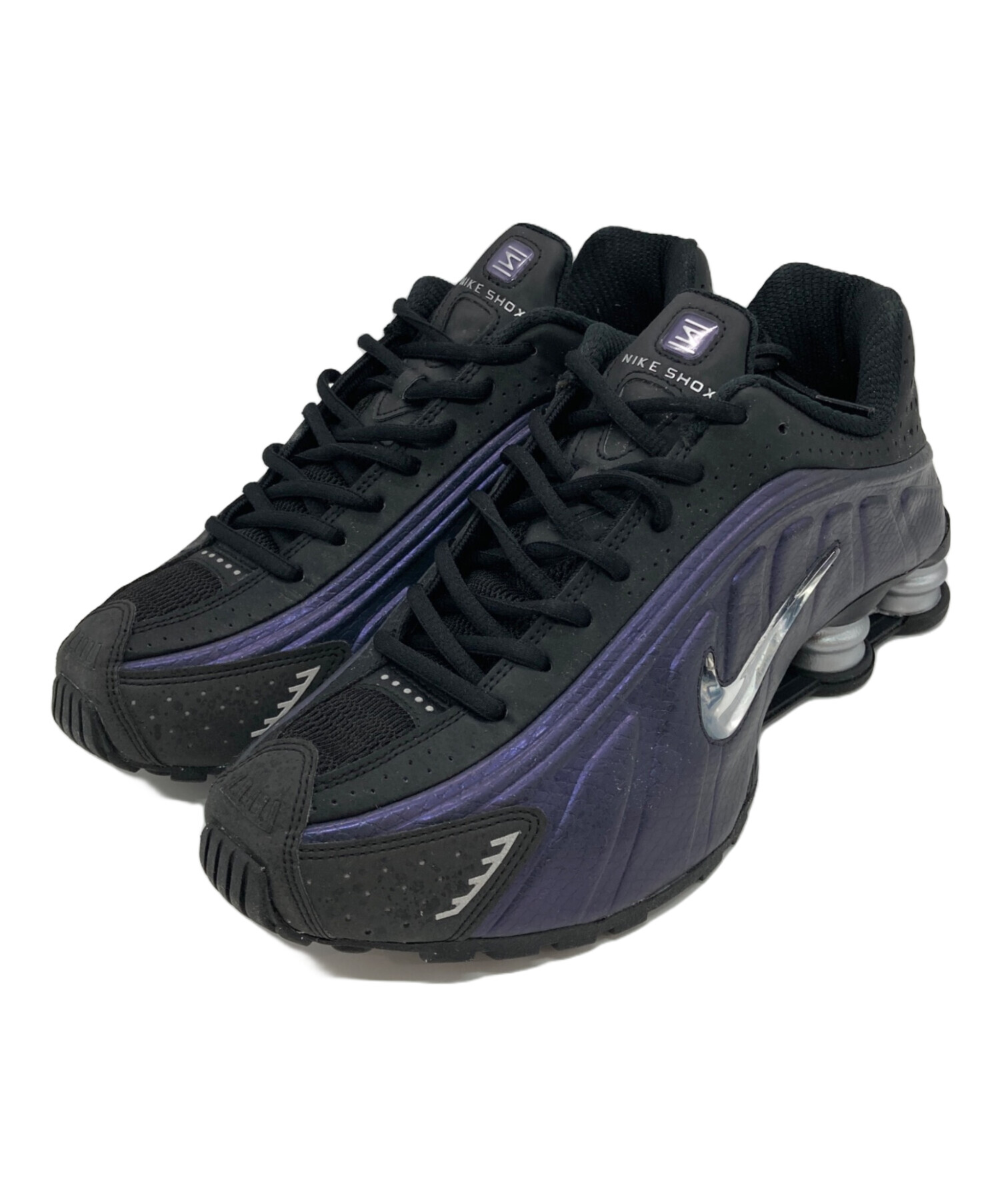中古・古着通販】NIKE (ナイキ) SHOX R4 JEWEL QS ブラック×パープル 