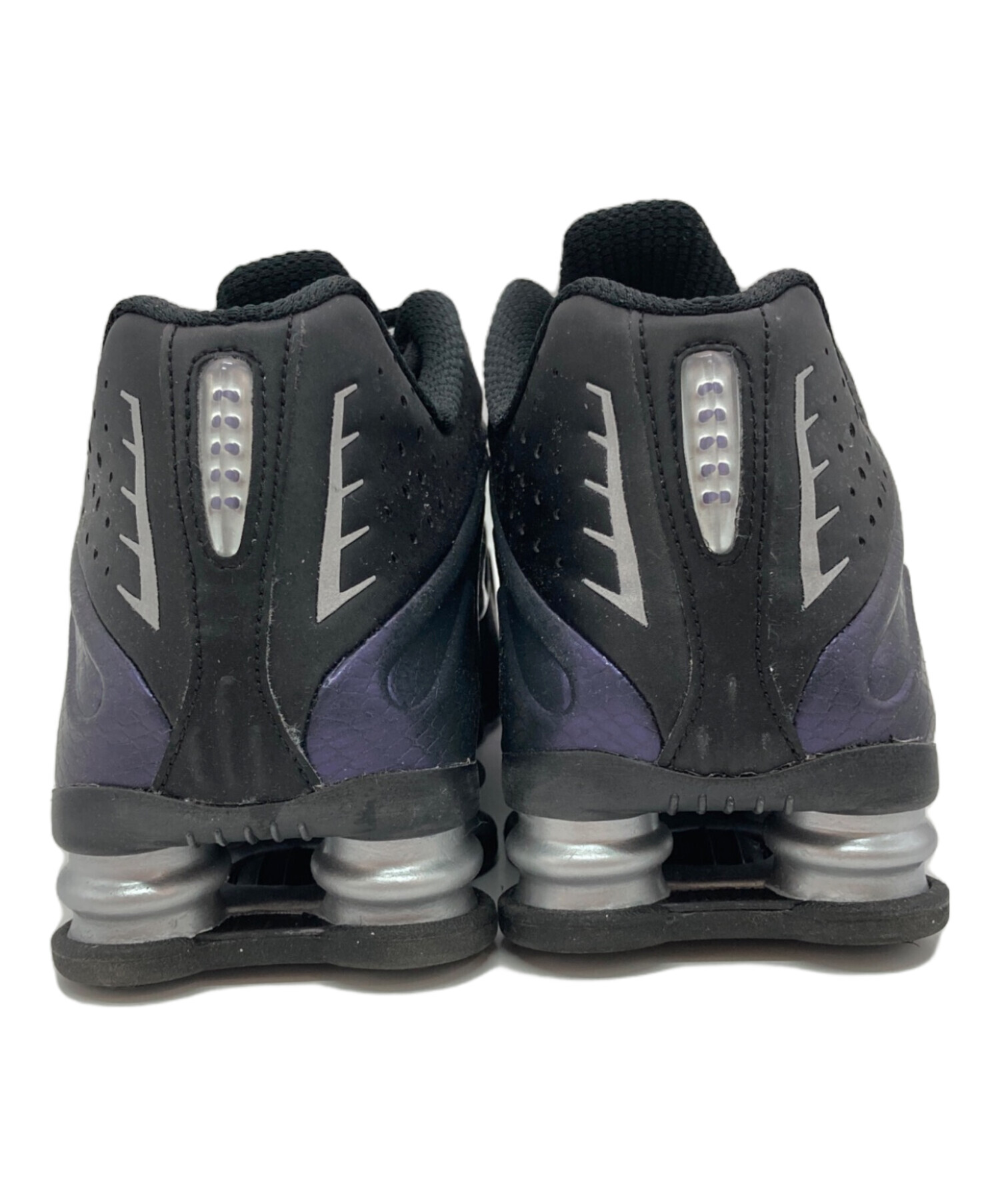 中古・古着通販】NIKE (ナイキ) SHOX R4 JEWEL QS ブラック×パープル