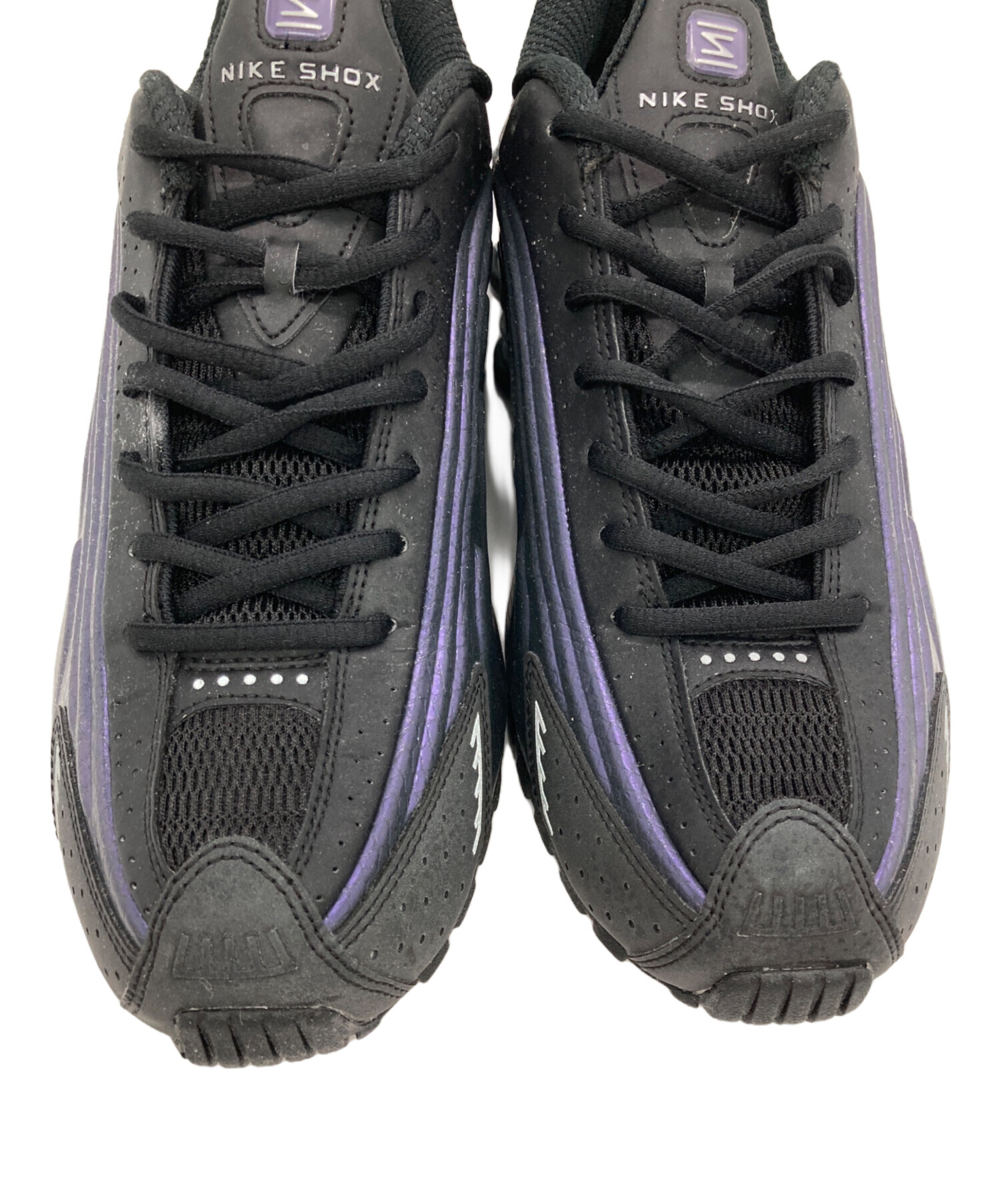 中古・古着通販】NIKE (ナイキ) SHOX R4 JEWEL QS ブラック×パープル 