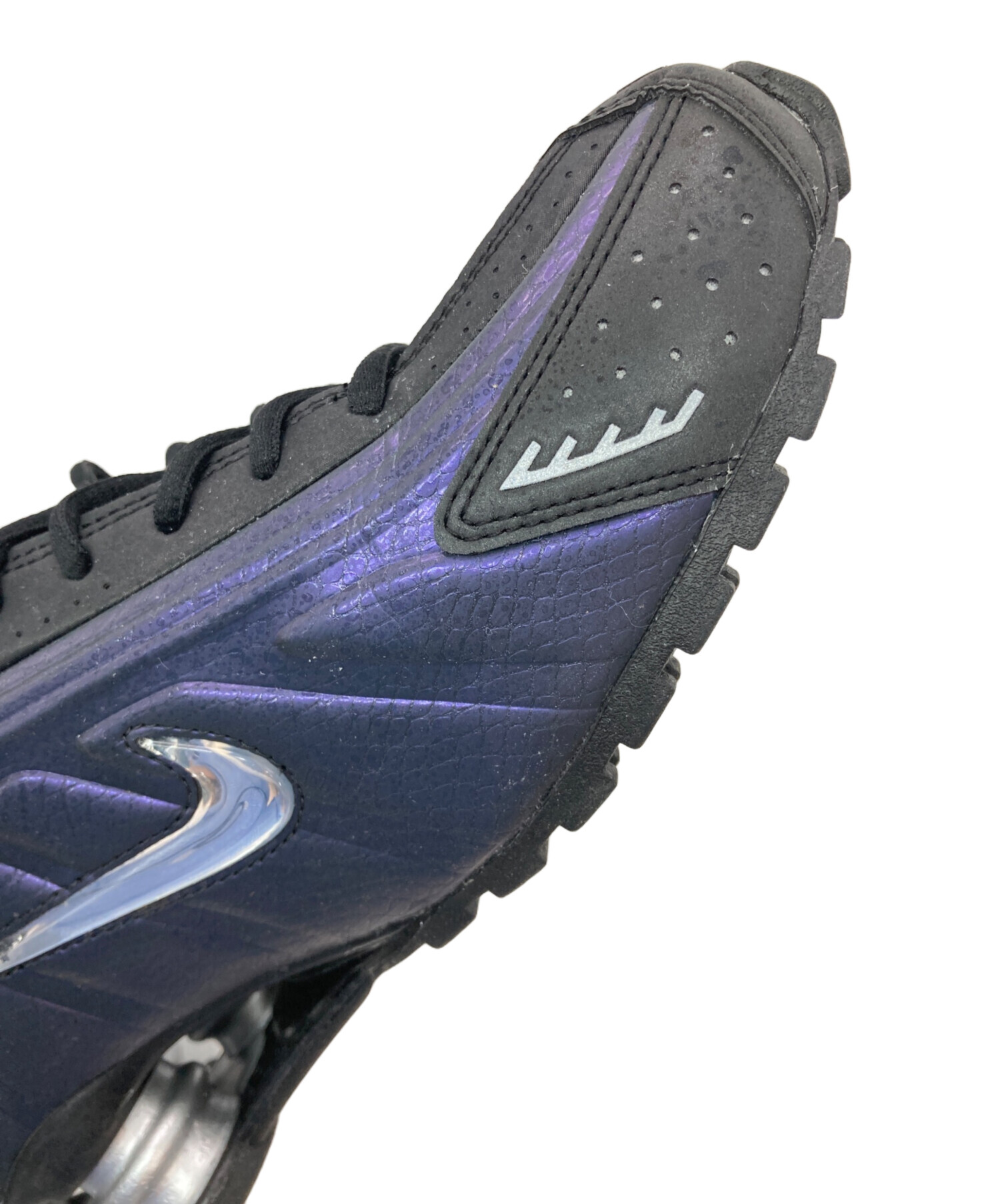 中古・古着通販】NIKE (ナイキ) SHOX R4 JEWEL QS ブラック×パープル