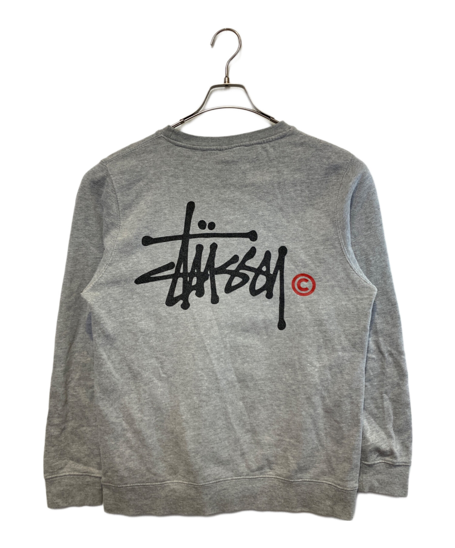 中古・古着通販】stussy (ステューシー) ロゴスウェット グレー サイズ