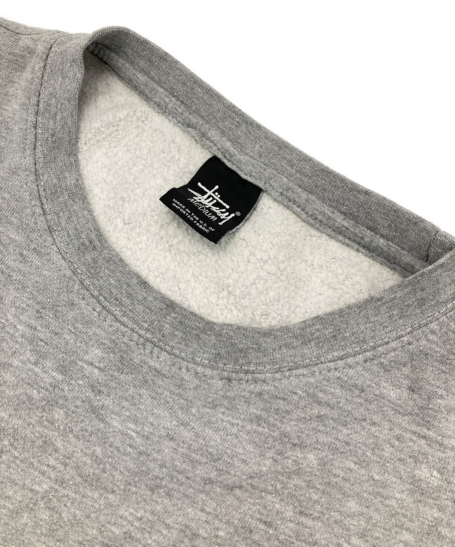 中古・古着通販】stussy (ステューシー) ロゴスウェット グレー サイズ