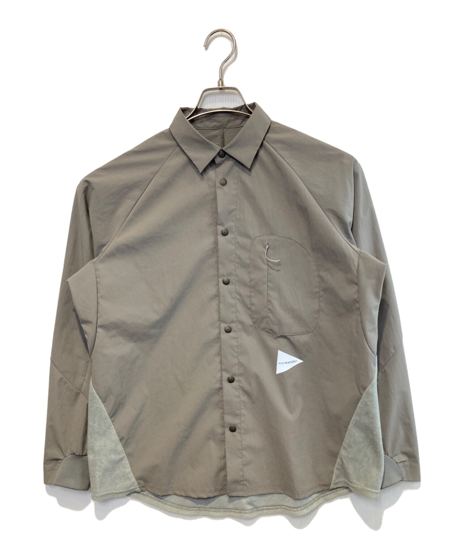中古・古着通販】and wander (アンドワンダー) fleece base shirt