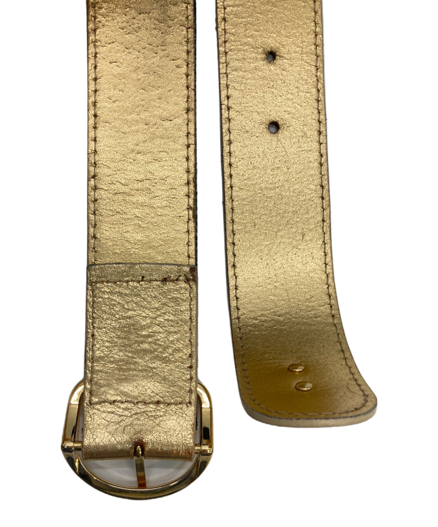 【ぐち子様】ドルチェ&ガッバーナ　ベージュ ゴールドバックル ベルト 中古・古着通販】DOLCE & GABBANA (ドルチェ＆ガッバーナ) デニム