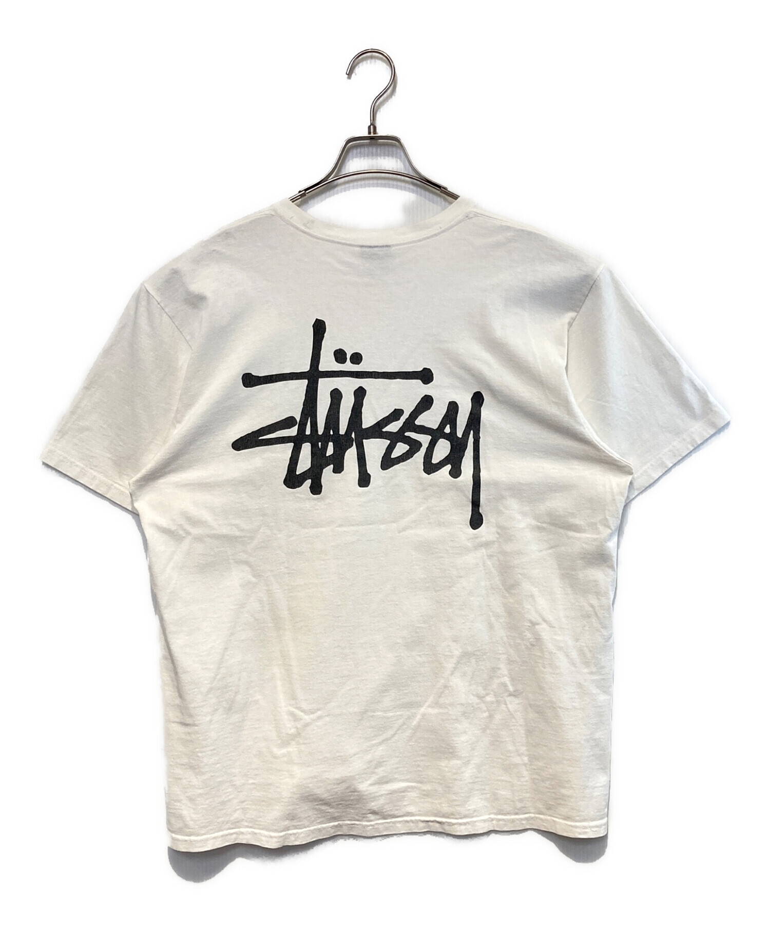 中古・古着通販】stussy (ステューシー) プリントTシャツ ホワイト
