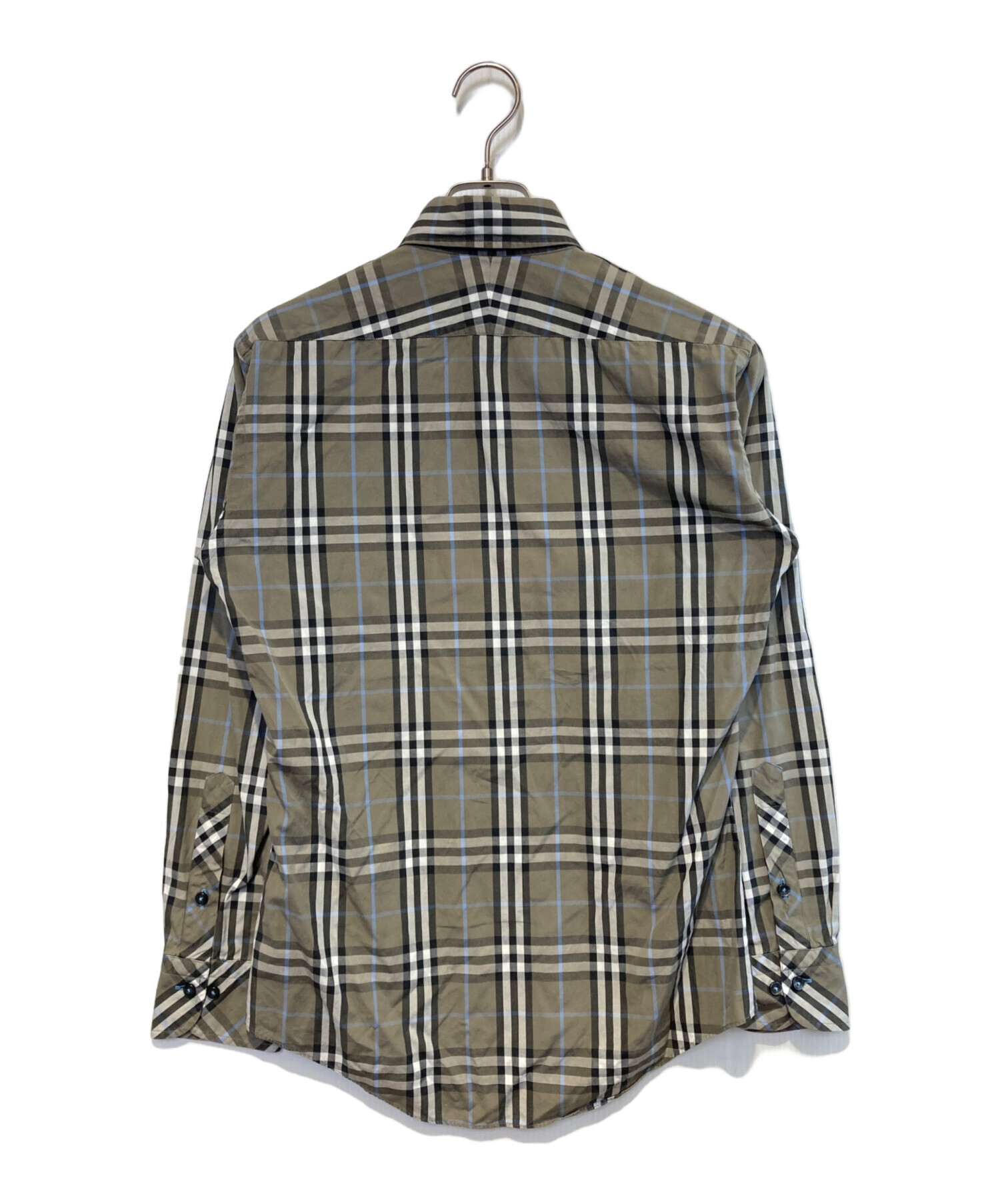 美品☆バーバリーブラックレーベルGジャンホース刺繍チェック 中古・古着通販】BURBERRY BLACK LABEL (バーバリーブラックレーベル