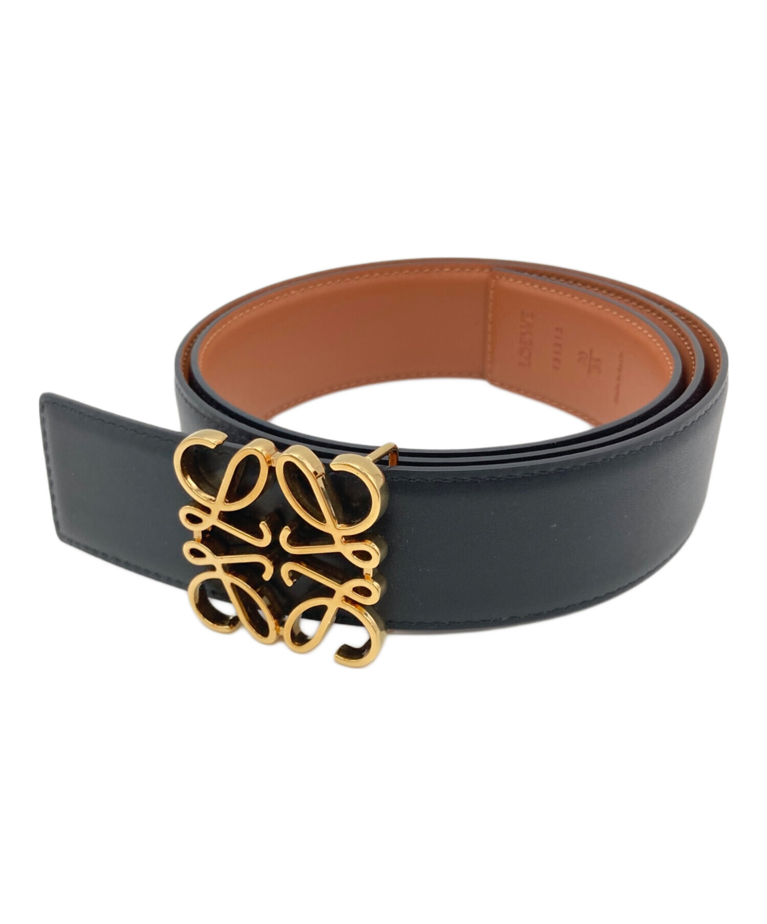 中古・古着通販】LOEWE (ロエベ) アナグラムロゴリバーシブルレザー