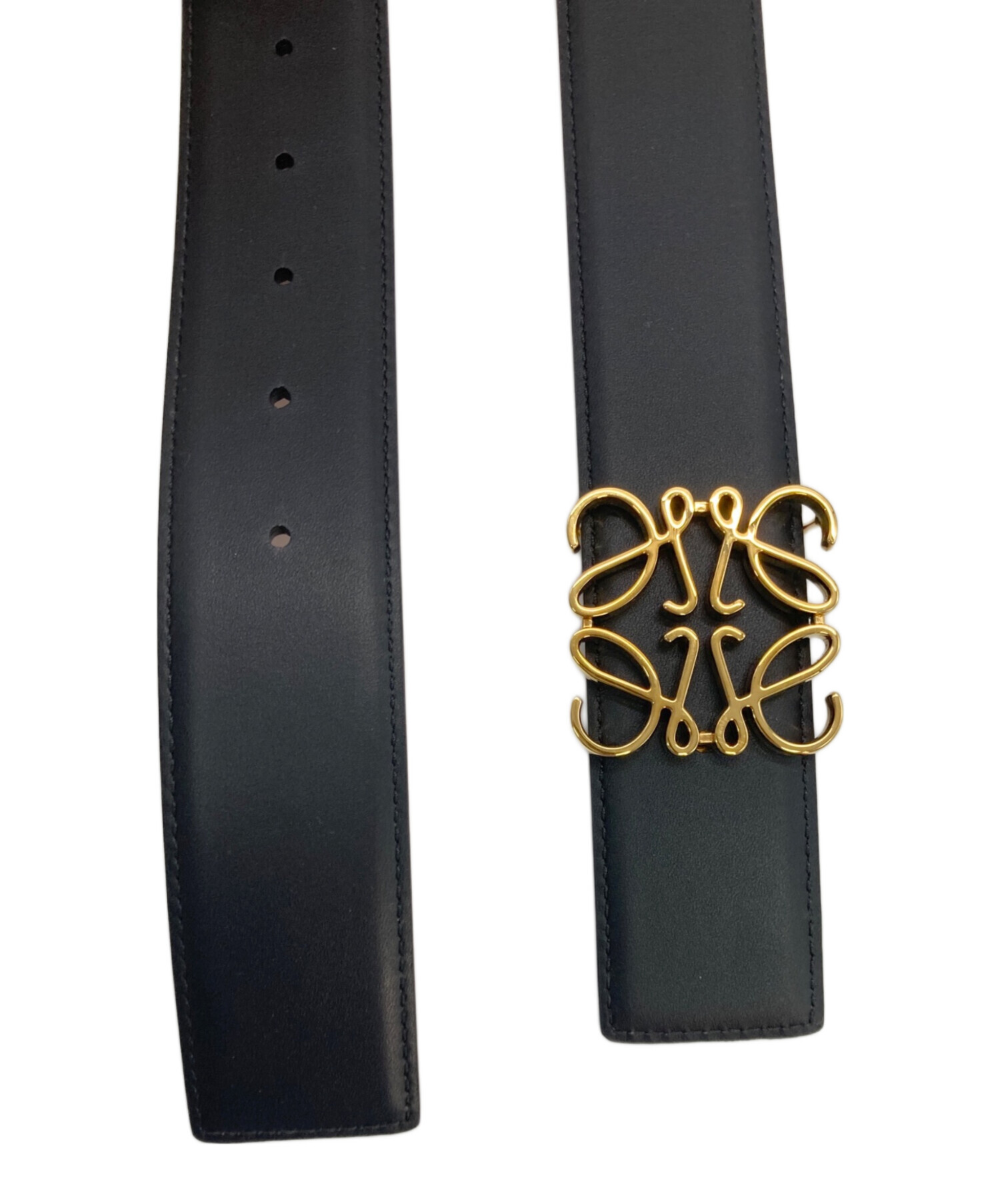中古・古着通販】LOEWE (ロエベ) アナグラムロゴリバーシブルレザー