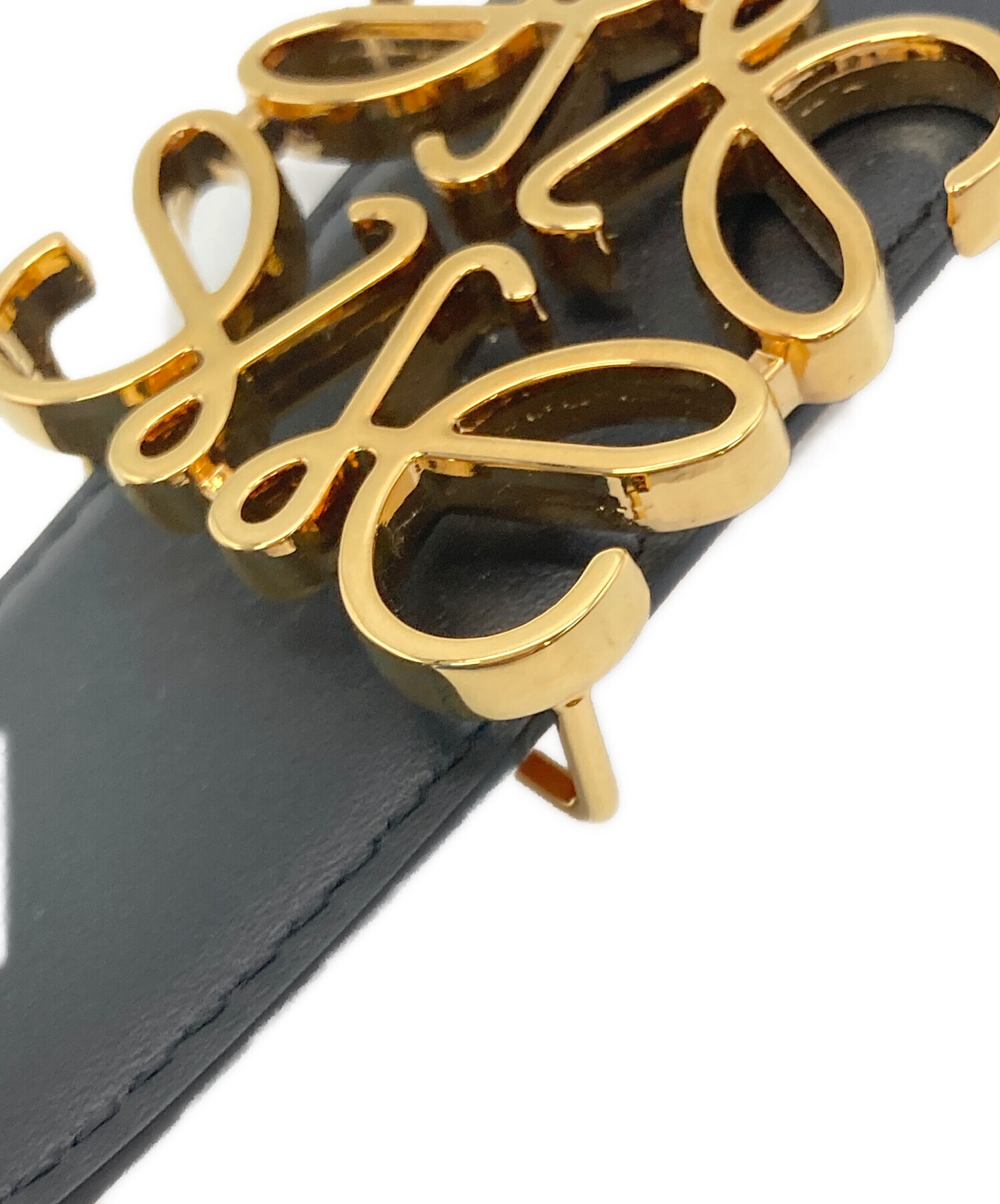 ロエベ　ベルト　新品・未使用品 中古・古着通販】LOEWE (ロエベ) アナグラムロゴリバーシブルレザー
