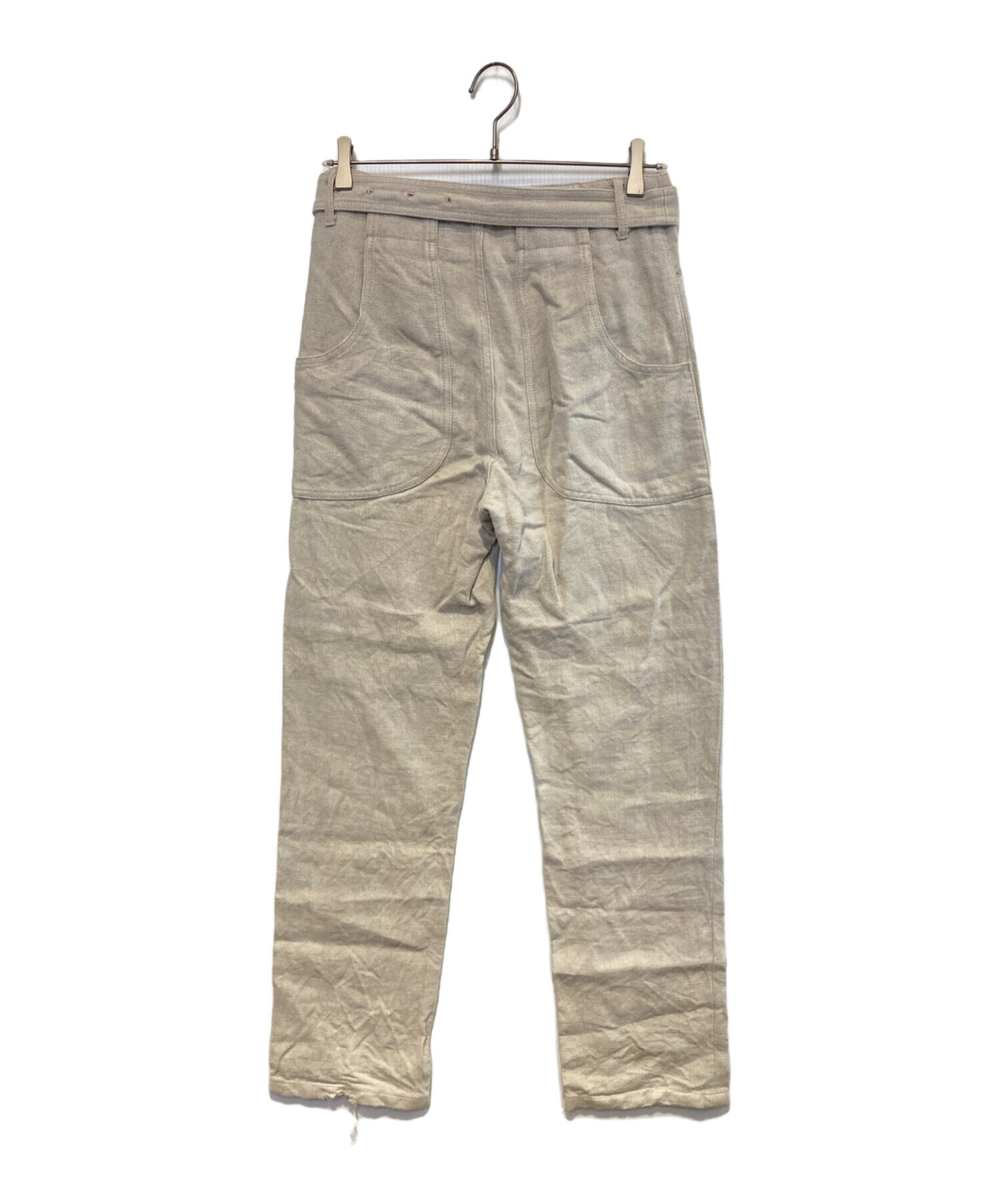 中古・古着通販】INSCRIRE (アンスクリア) Linen Canvas Bikers Pants
