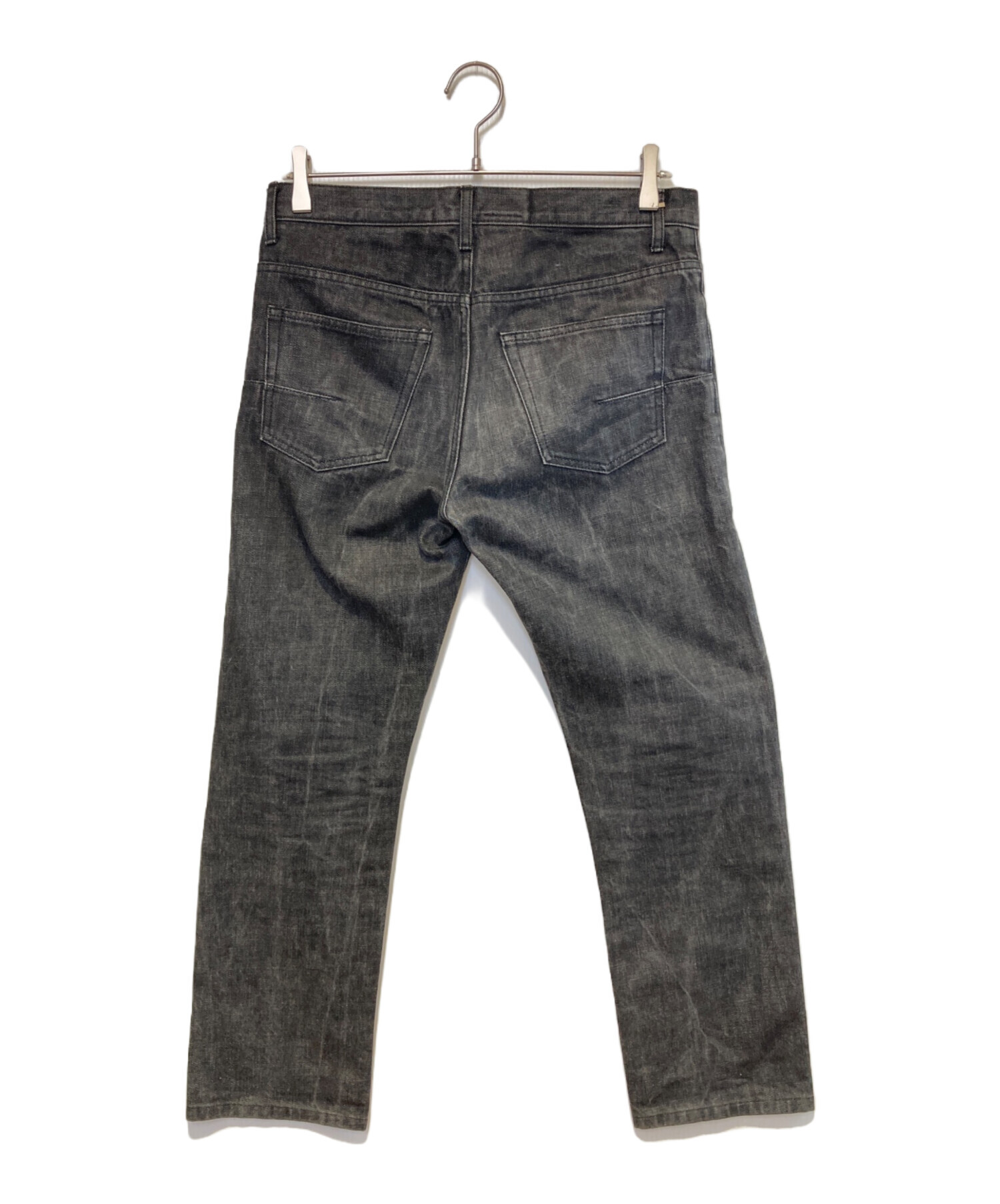 中古・古着通販】DIOR HOMME (ディオール オム) ブラックデニムパンツ