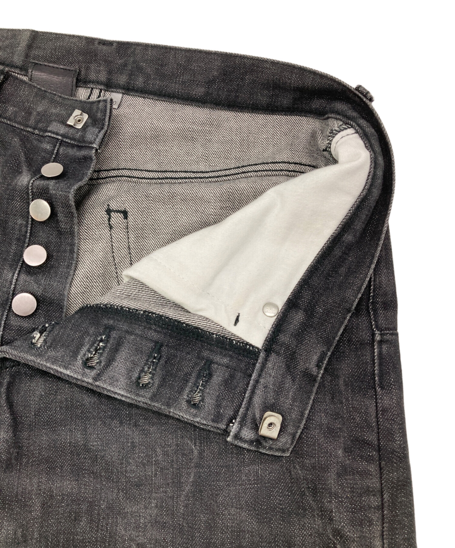 Dior ブラックデニムパンツ サイズ30 中古・古着通販】DIOR HOMME (ディオール オム) ブラックデニムパンツ
