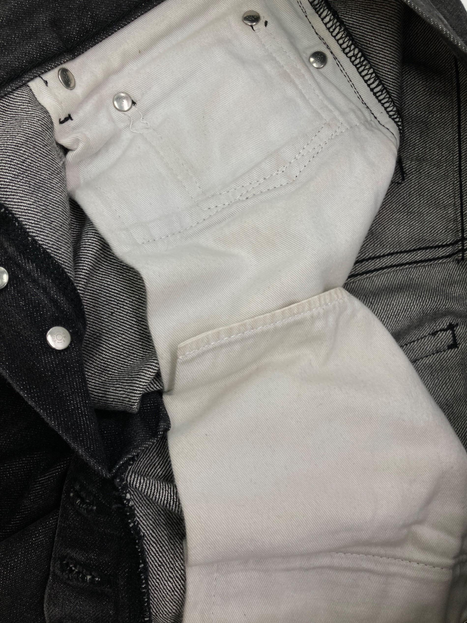 中古・古着通販】DIOR HOMME (ディオール オム) ブラックデニムパンツ