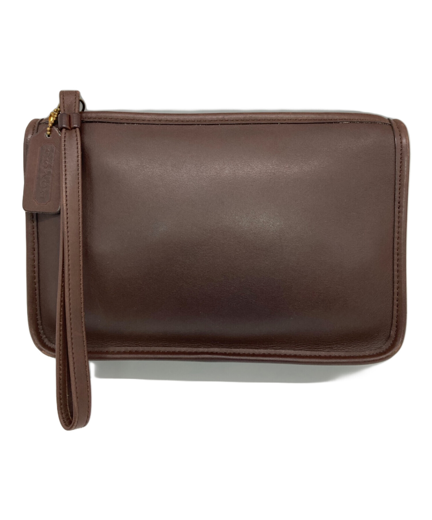 中古・古着通販】COACH (コーチ) クラッチバッグ ブラウン｜ブランド 