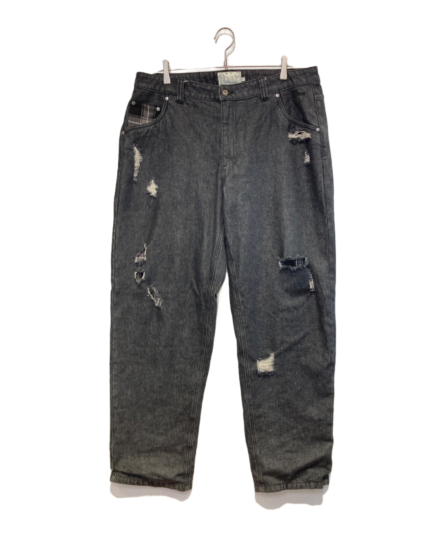 Dime ダイム BAGGY DENIM PANTS BLACK WASHED