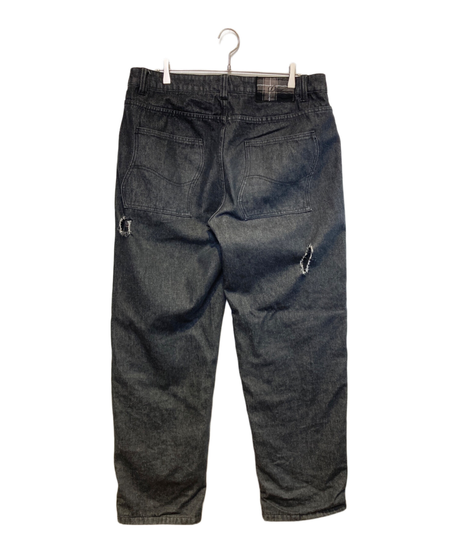 Dime Baggy Denim Pants ダイム ライトブラックデニム M | VACHAMBER.COM