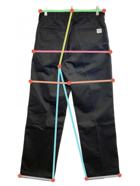 美品 neighborhood スリムワークパンツ 中古・古着通販】NEIGHBORHOOD (ネイバーフッド) SLIM STRAIGHT WORK