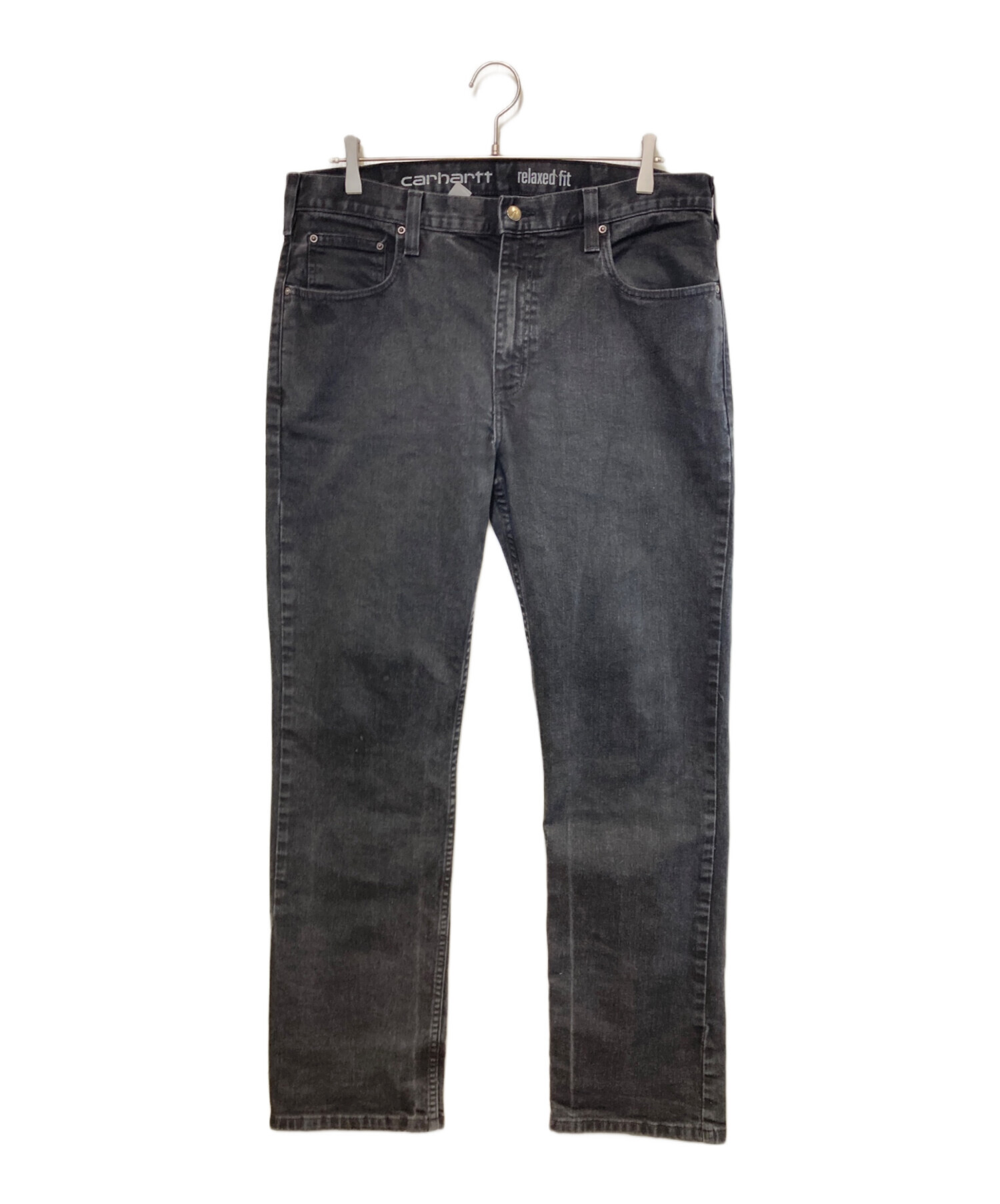 中古・古着通販】CarHartt (カーハート) デニムパンツ ブラック サイズ 