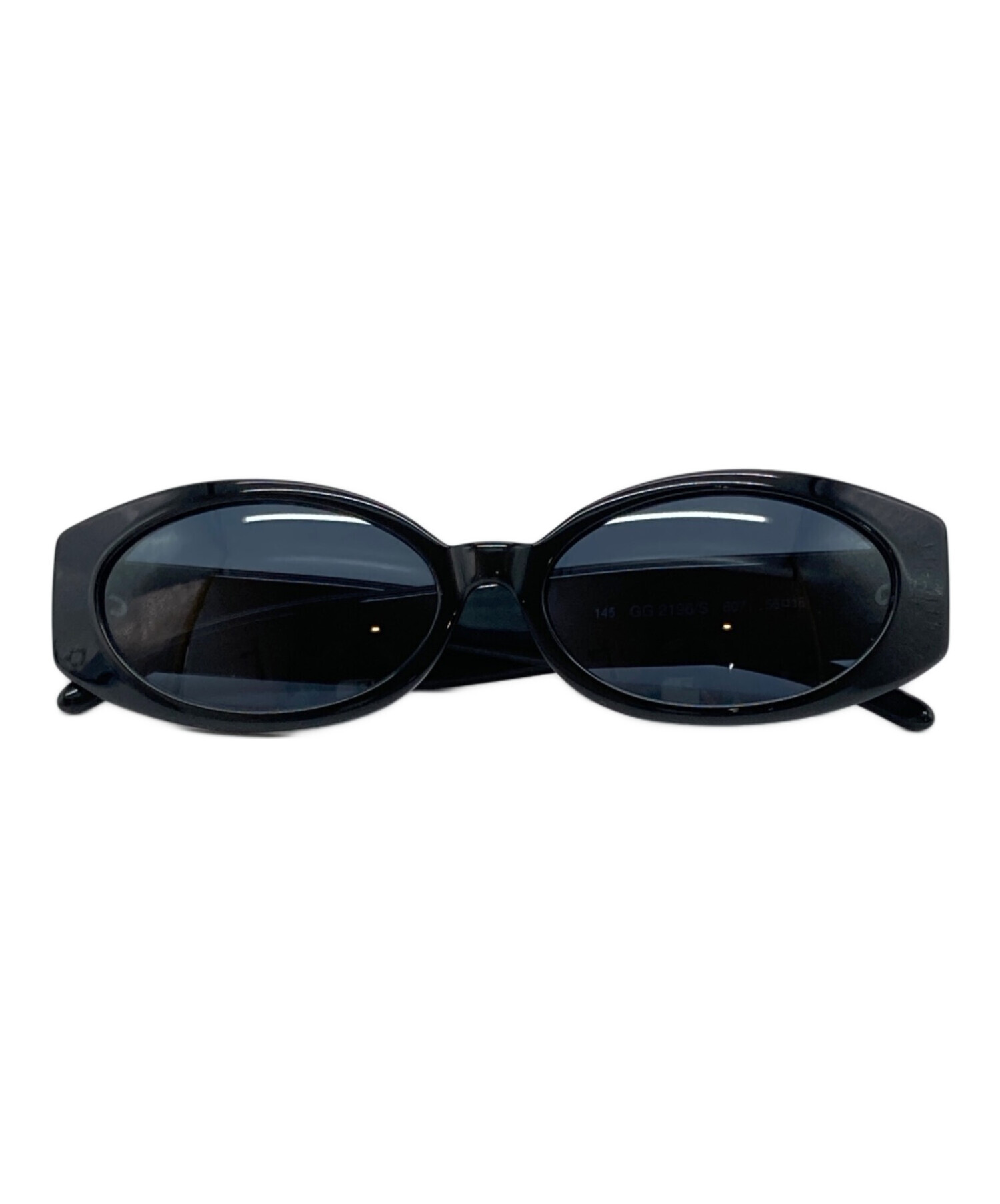 GUCCI サングラス ブラック 黒 中古・古着通販】GUCCI (グッチ) サングラス ブラック サイズ:SIZE 56