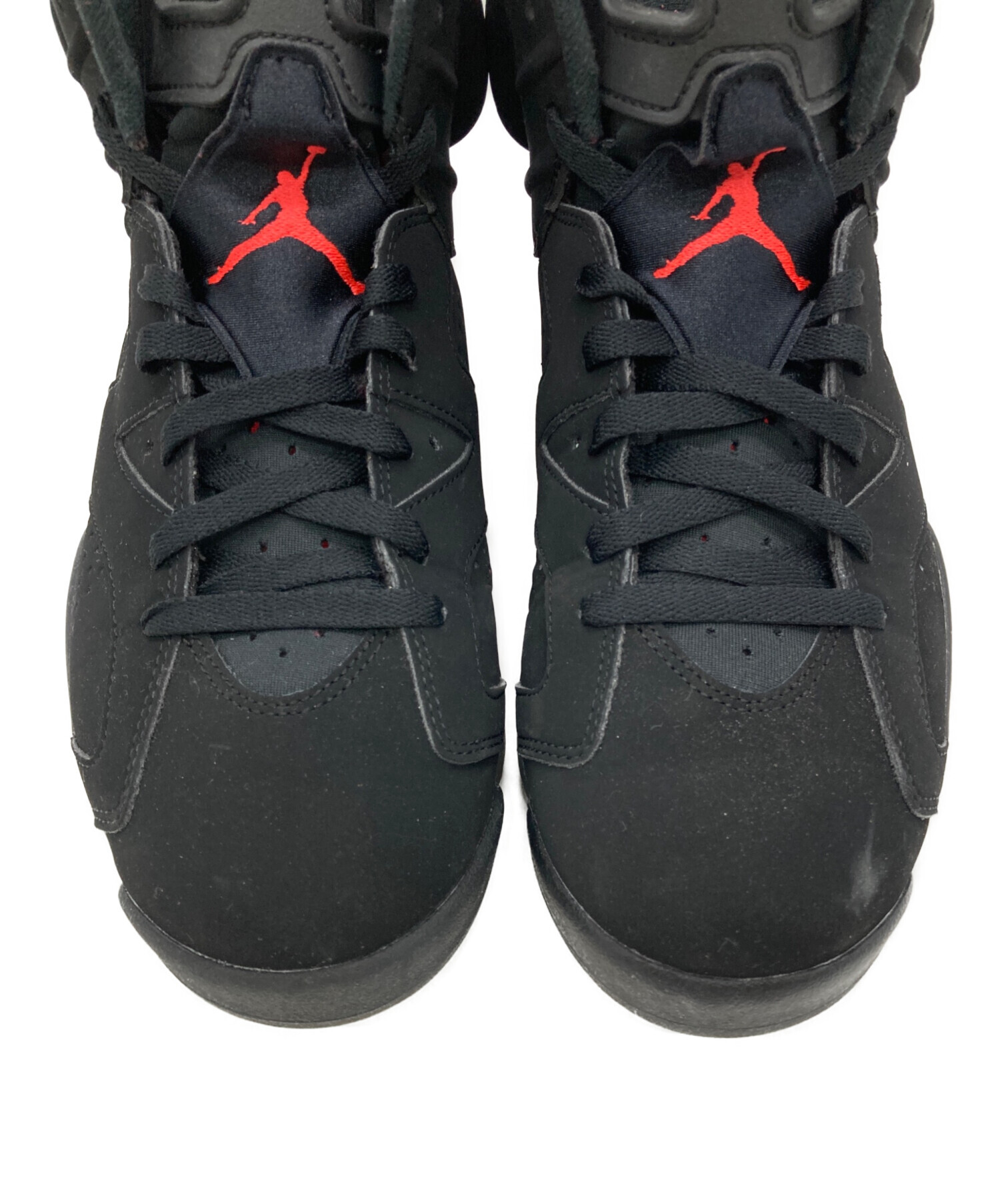 NIKE ナイキ Air Jordan 6 Retro ブランドロゴ スニーカー 合成繊維 ブラック メンズ 27【古着】【中古】 中古・古着通販】NIKE (ナイキ) AIR JORDAN 6 RETRO ブラック サイズ