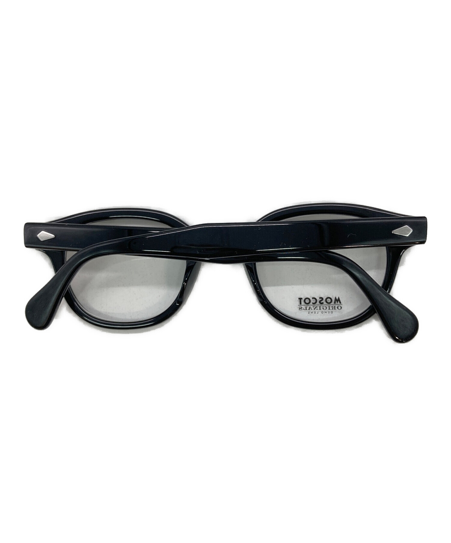 中古・古着通販】MOSCOT (モスコット) 伊達眼鏡 ブラック サイズ:46 