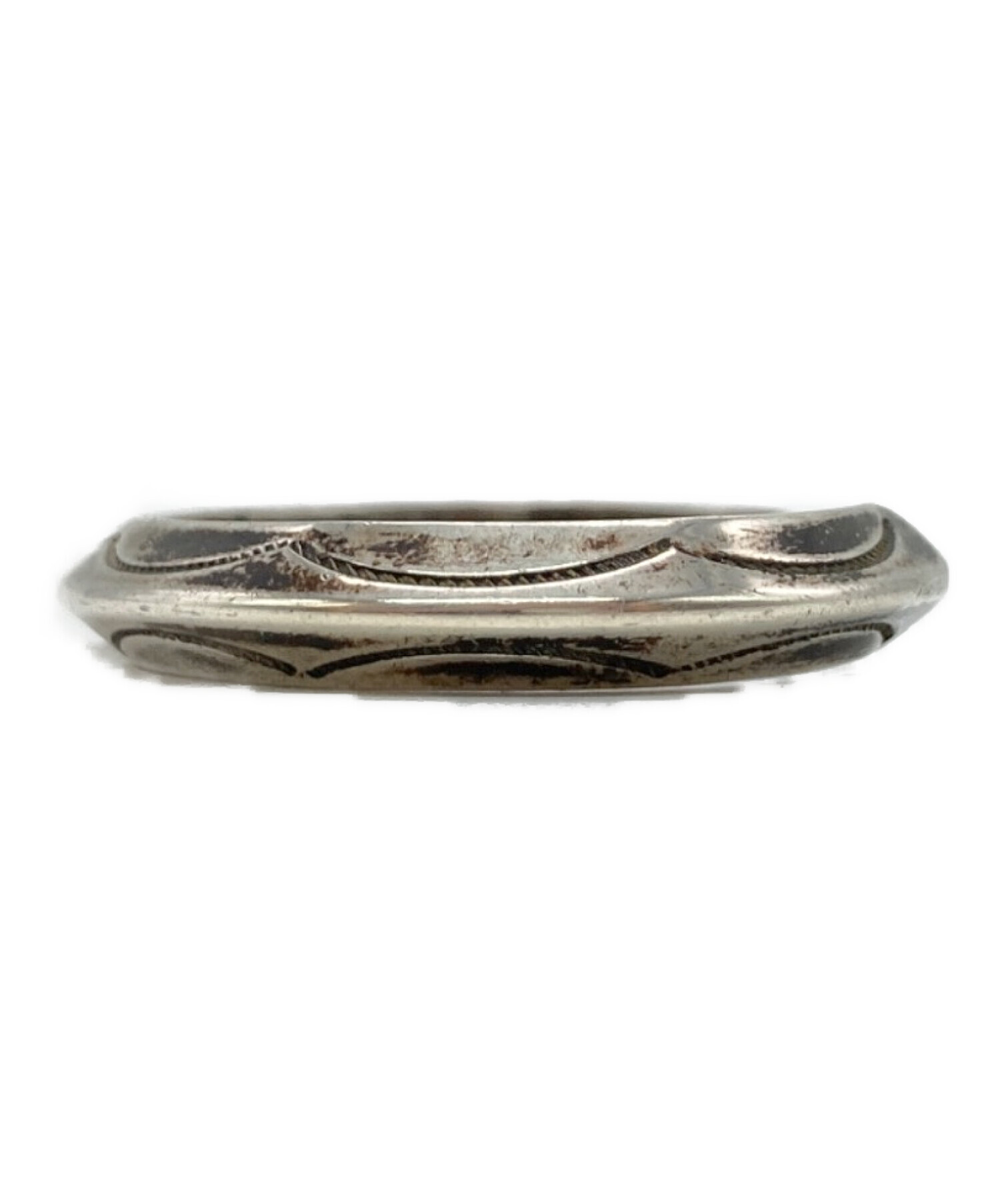 バングル シルバー ナバホ NELLS  NAVAJO 中古・古着通販】Navajo シルバー シルバーバングル (ナバホ) アクセサリー