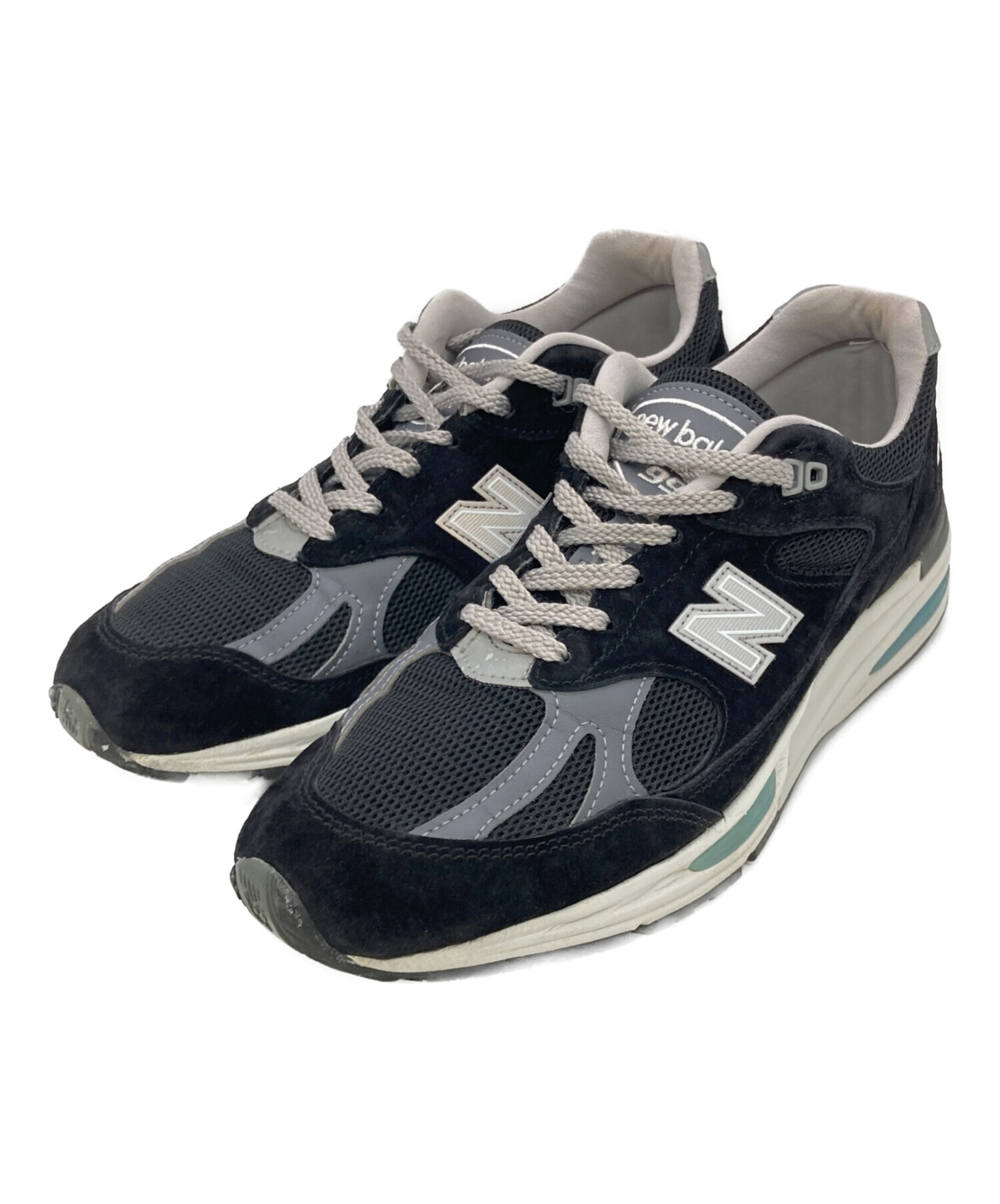 ニューバランスU991BK2 28センチ　美中古品 中古・古着通販】NEW BALANCE (ニューバランス) U991BK2 ブラック