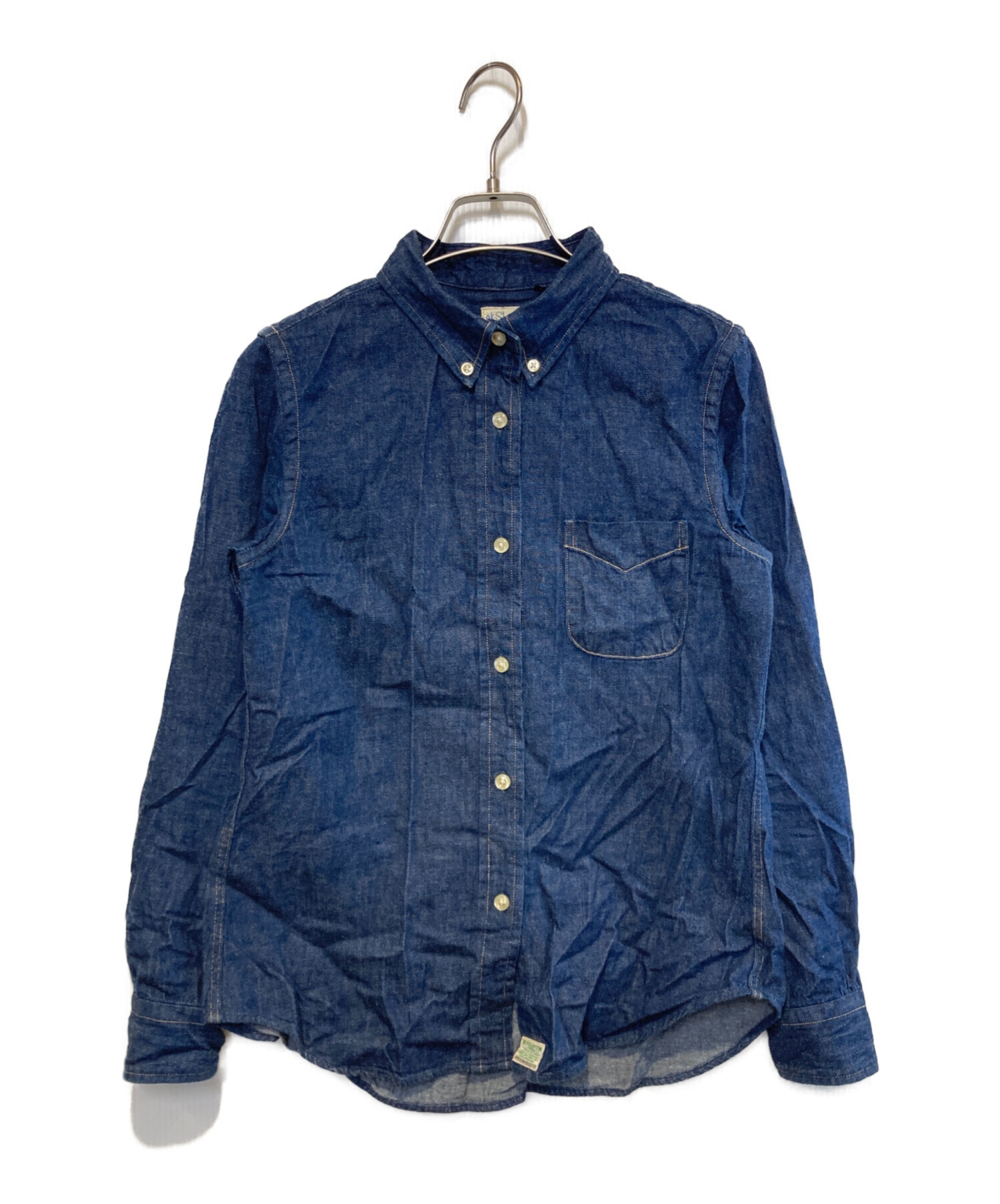 orSlow オアスロー　デニムシャツ　サイズ3 中古・古着通販】orSlow (オアスロウ) デニムシャツ インディゴ サイズ