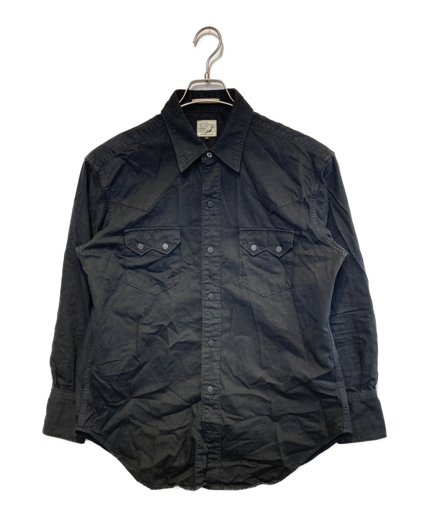 中古・古着通販】orSlow (オアスロウ) デニムウエスタンシャツ