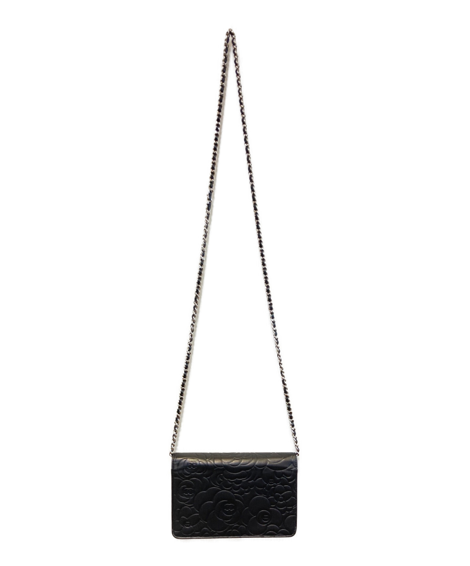 中古・古着通販】CHANEL (シャネル) カメリアチェーンウォレット 