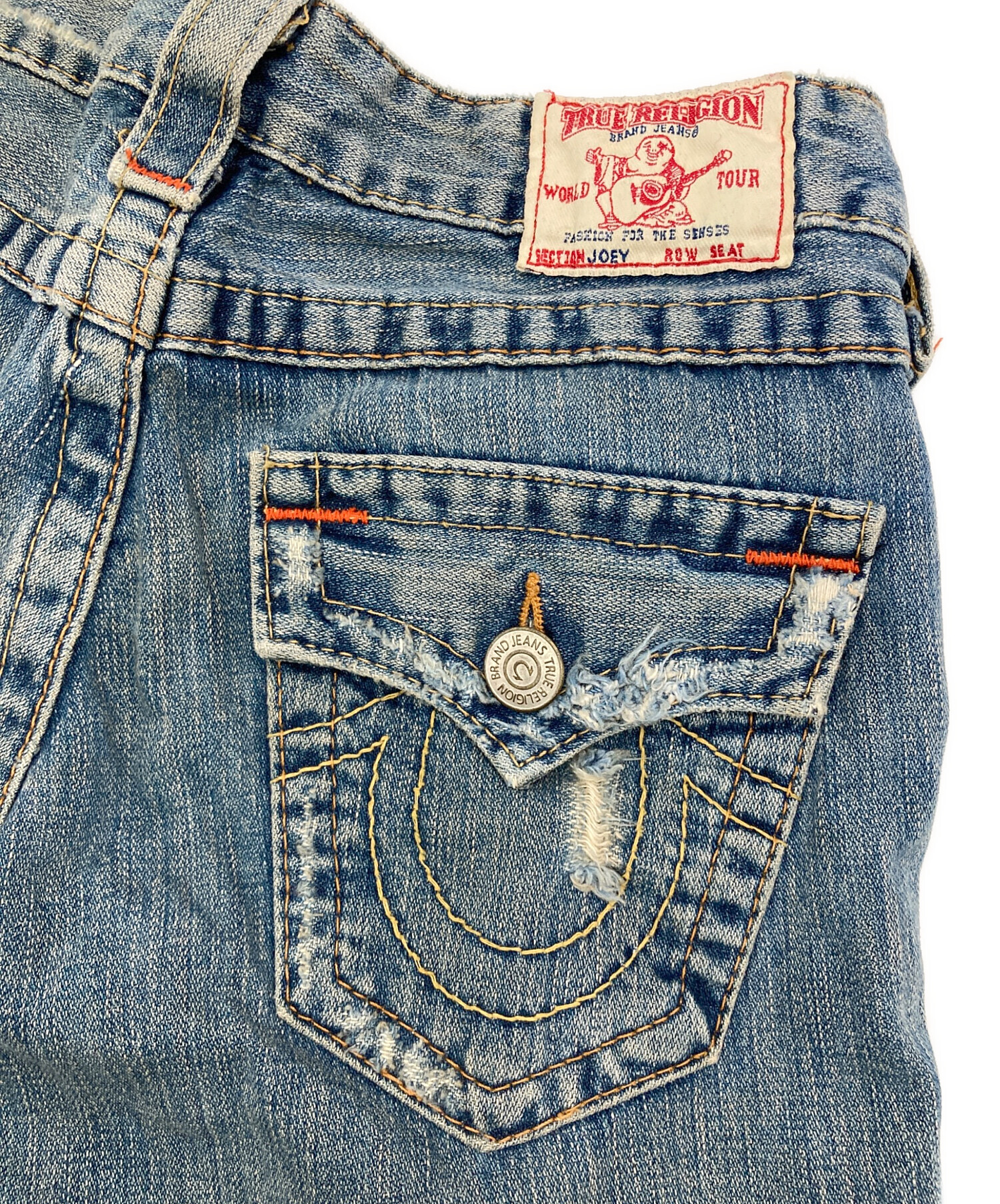 中古・古着通販】TRUE RELIGION (トゥルー レリジョン) ダメージフレア