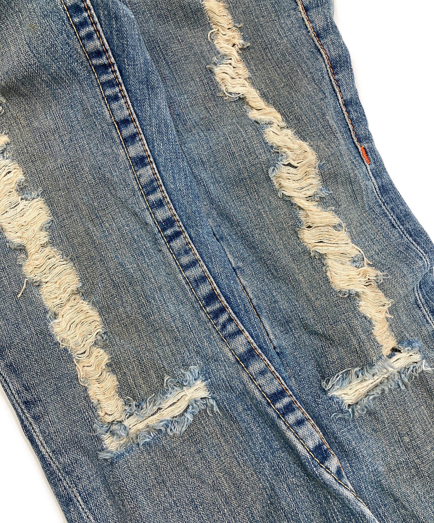 中古・古着通販】TRUE RELIGION (トゥルー レリジョン) ダメージフレア