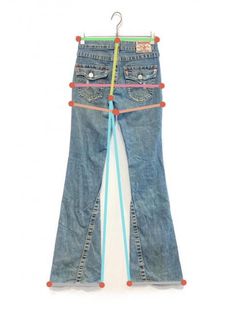 ACS様　新品　トゥルーレリジョン　デニム　フレアー　28 インチ　ジーンズ 中古・古着通販】TRUE RELIGION (トゥルー レリジョン) ダメージフレア