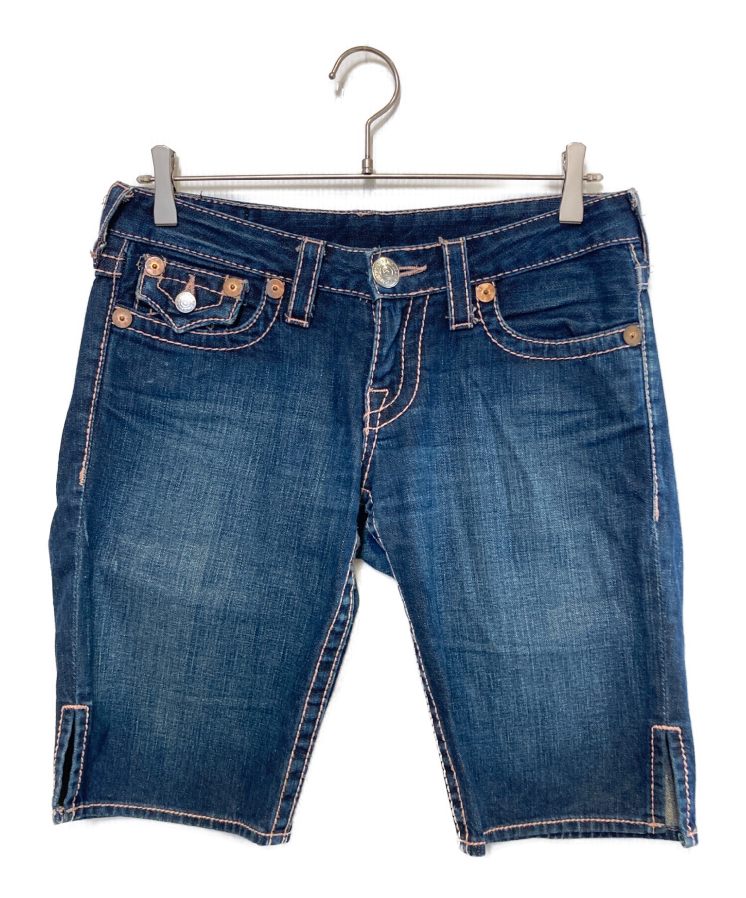 中古・古着通販】TRUE RELIGION (トゥルー レリジョン) ハーフデニム